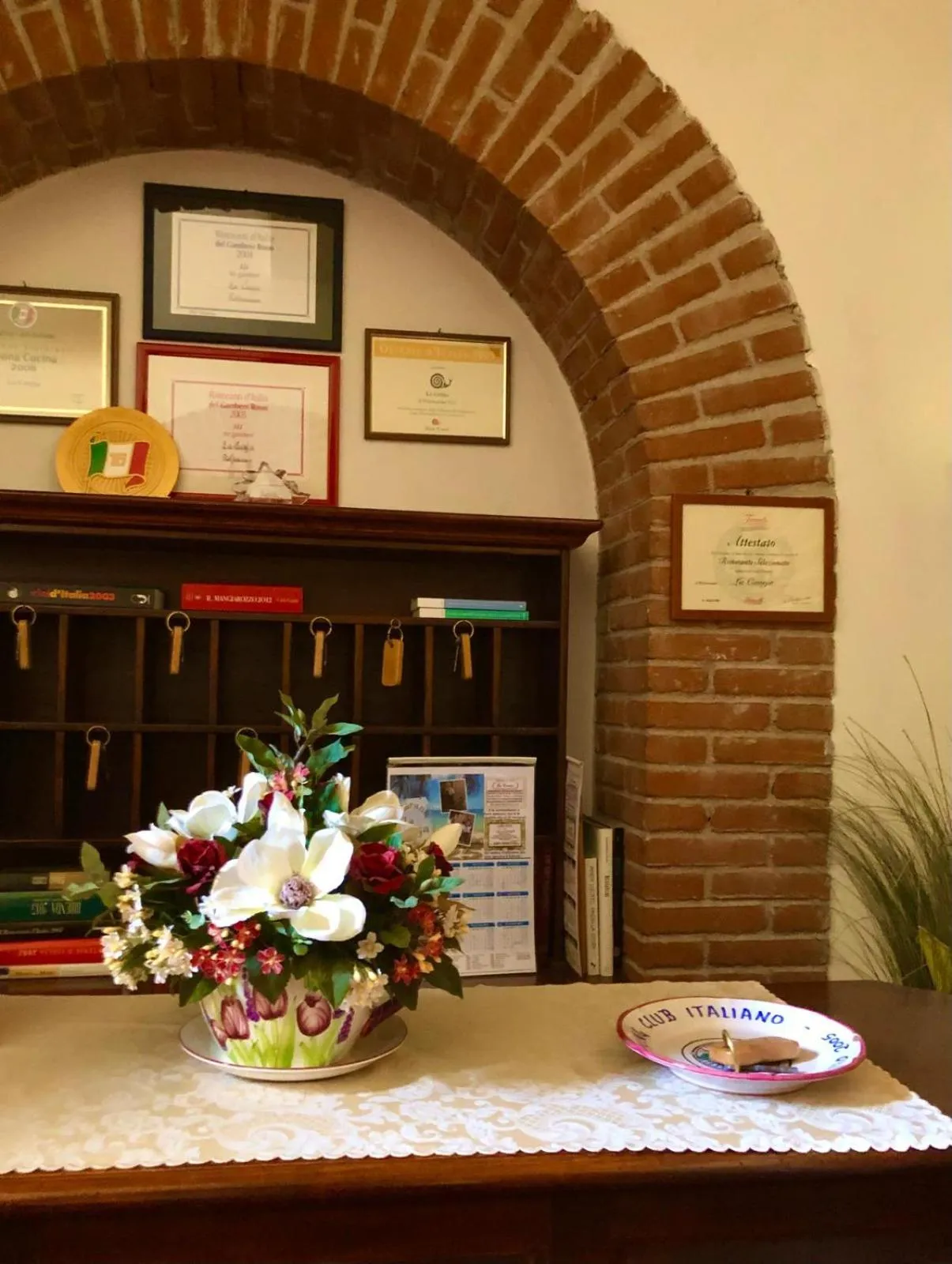 Lobby or reception in La Caveja