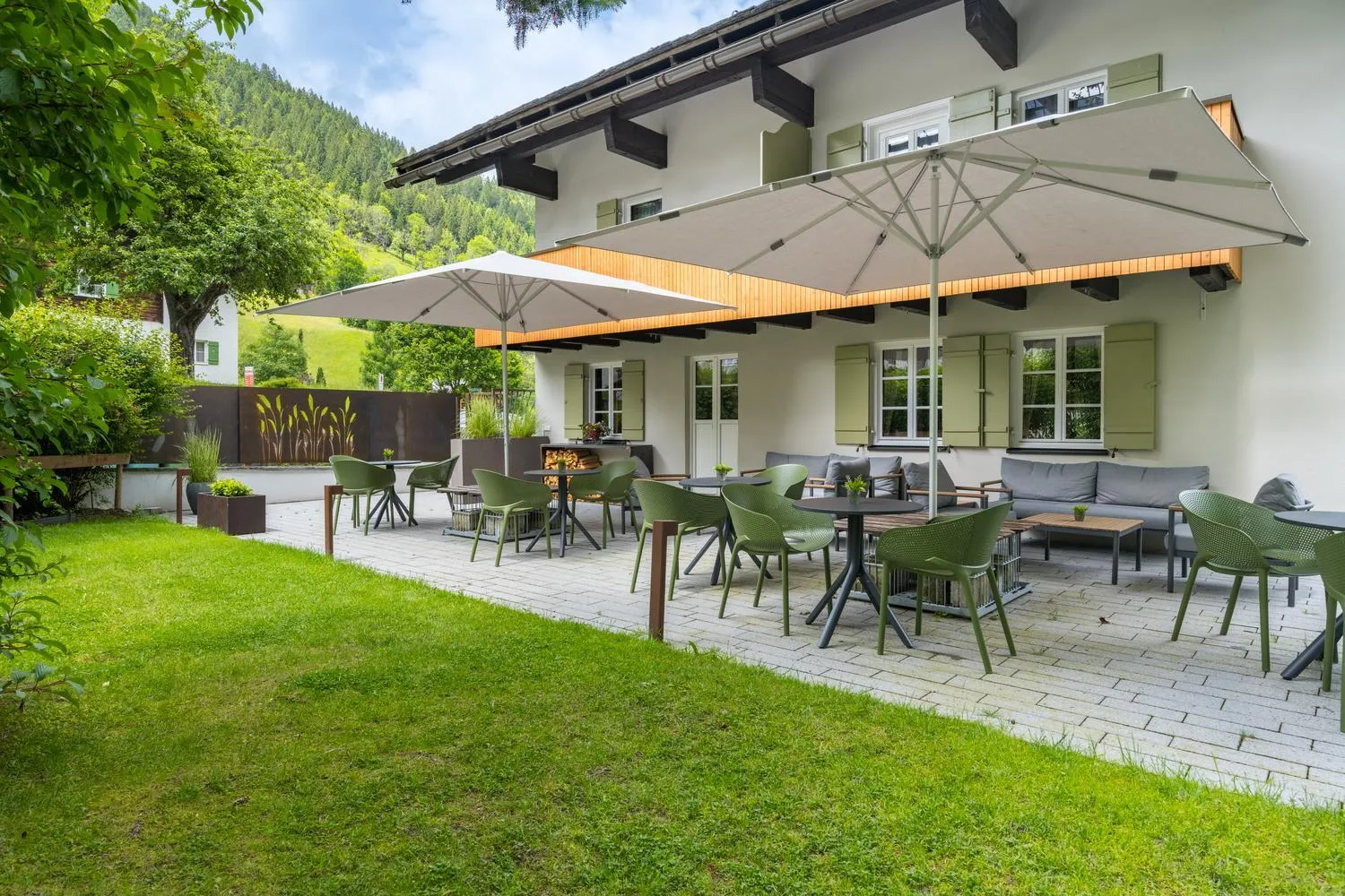 Garden in Hotel Sonne