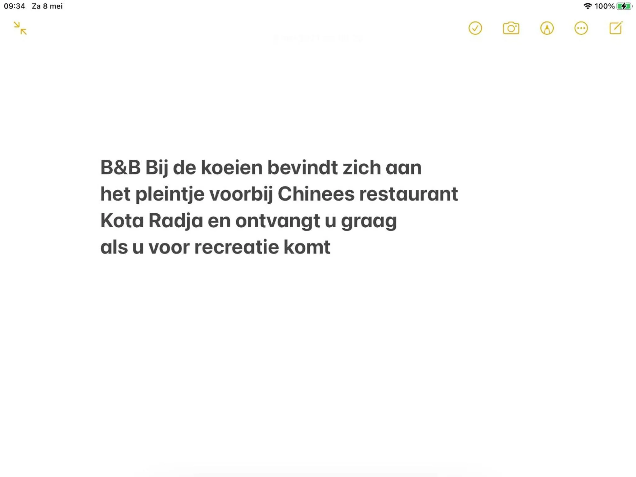 B&B Bij de koeien