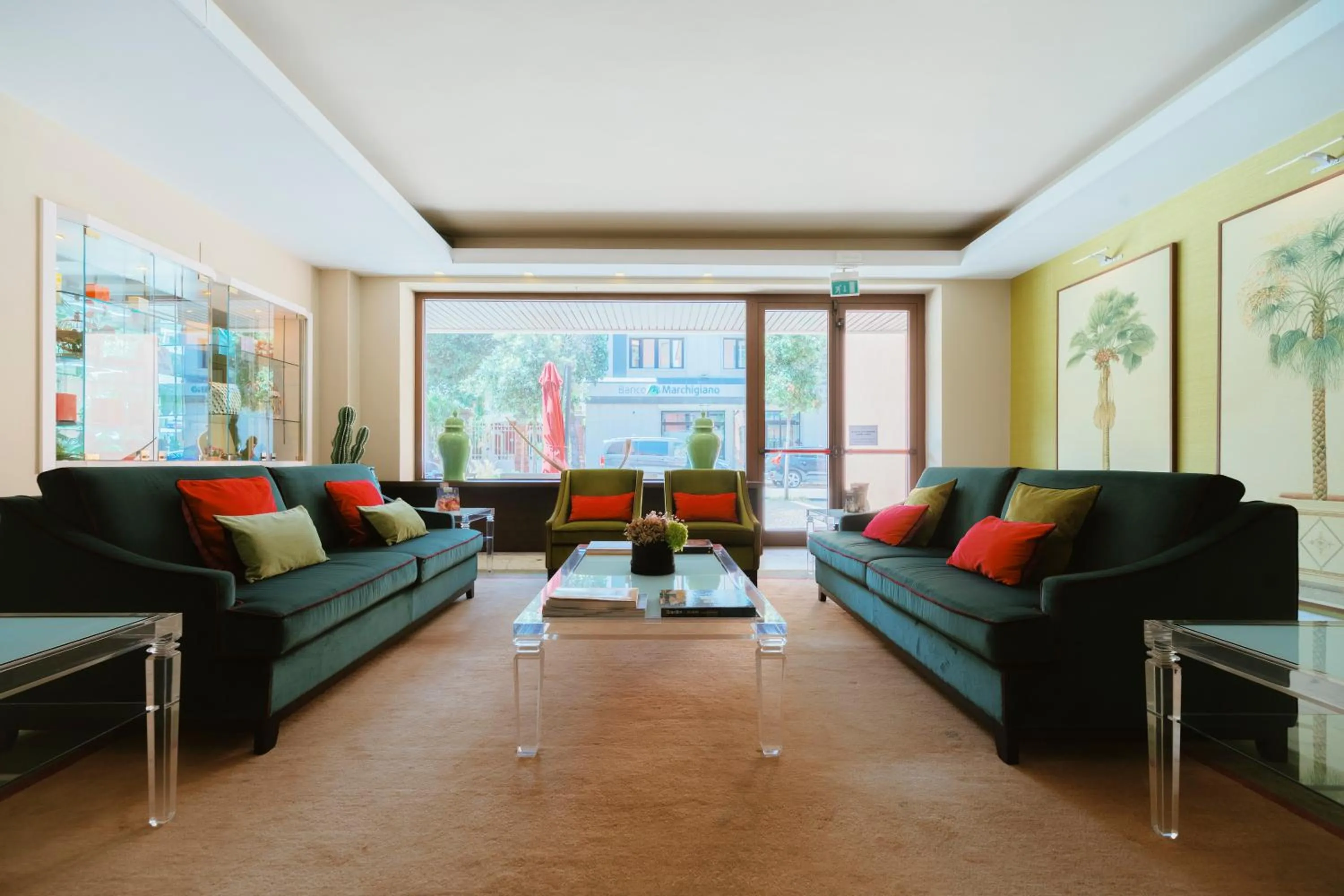 Lobby or reception in Hotel Miramare