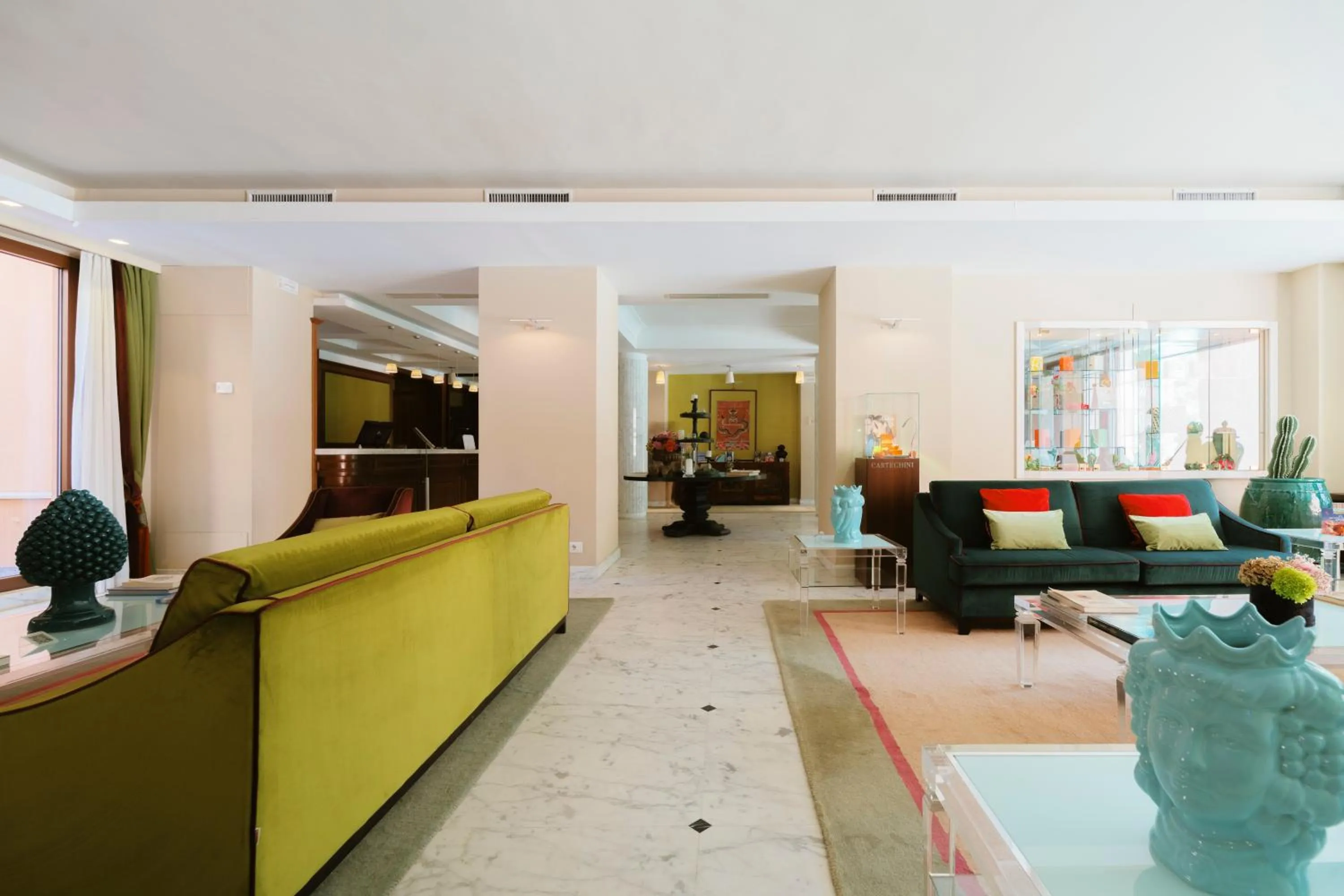 Lobby or reception in Hotel Miramare