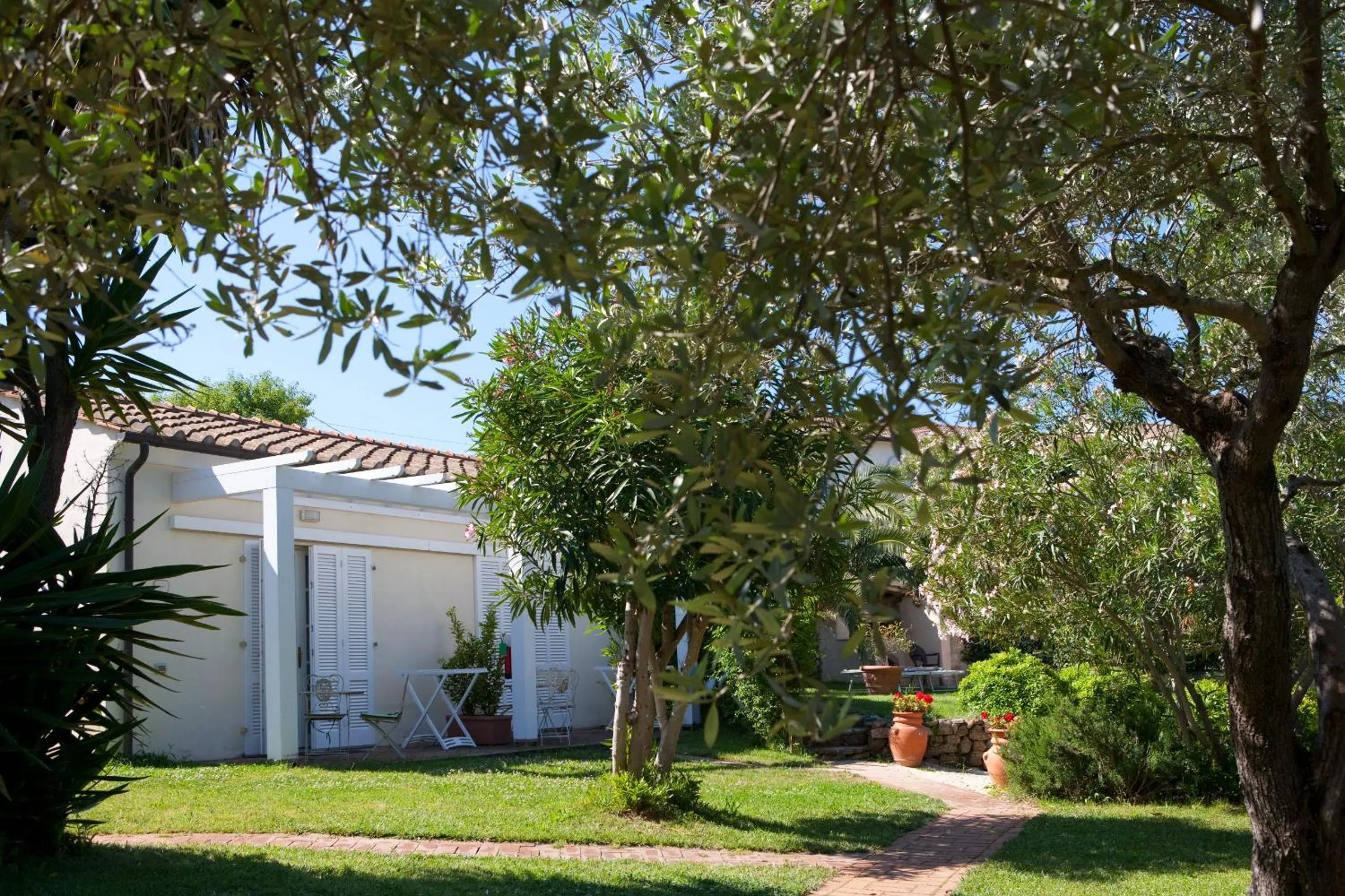 Garden view in Hotel Santo Stefano