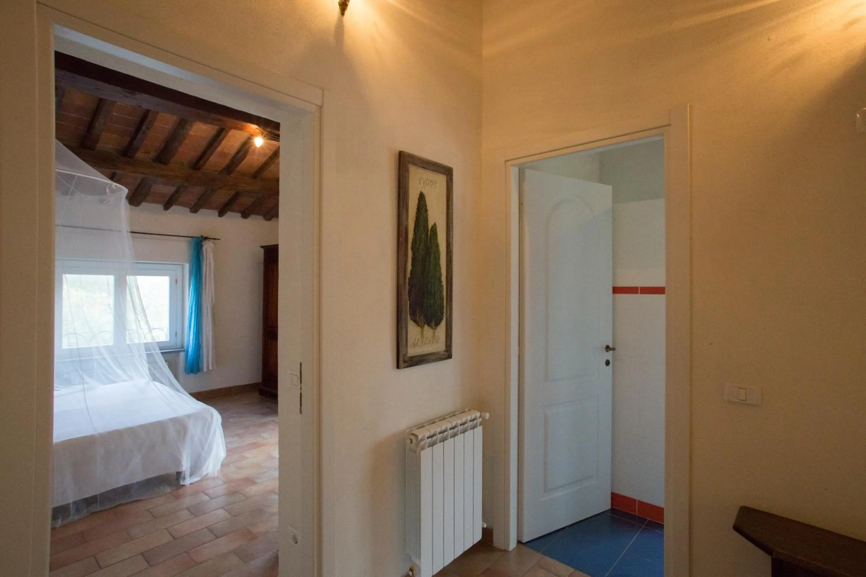 Decorative detail, Bed in Hotel Santo Stefano