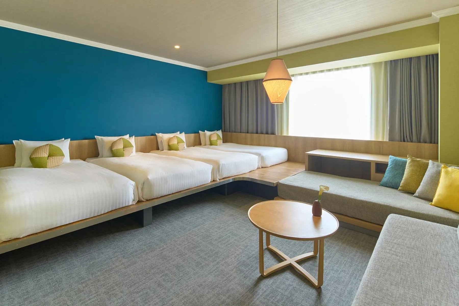 Photo of the whole room, Bed in OMO7 Asahikawa by Hoshino Resorts