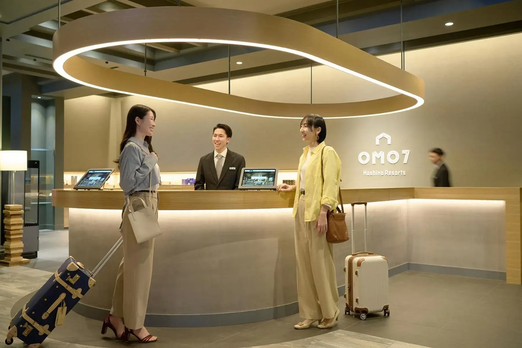 Lobby or reception in OMO7 Asahikawa by Hoshino Resorts Lobby or reception in OMO7 Asahikawa by Hoshino Resorts