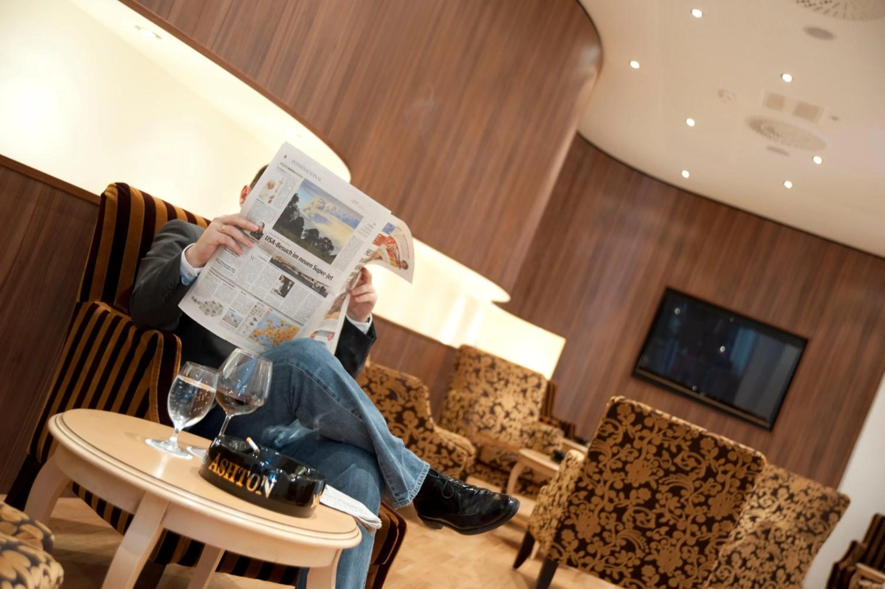 Lounge or bar in Cityhotel D&C St.Pölten