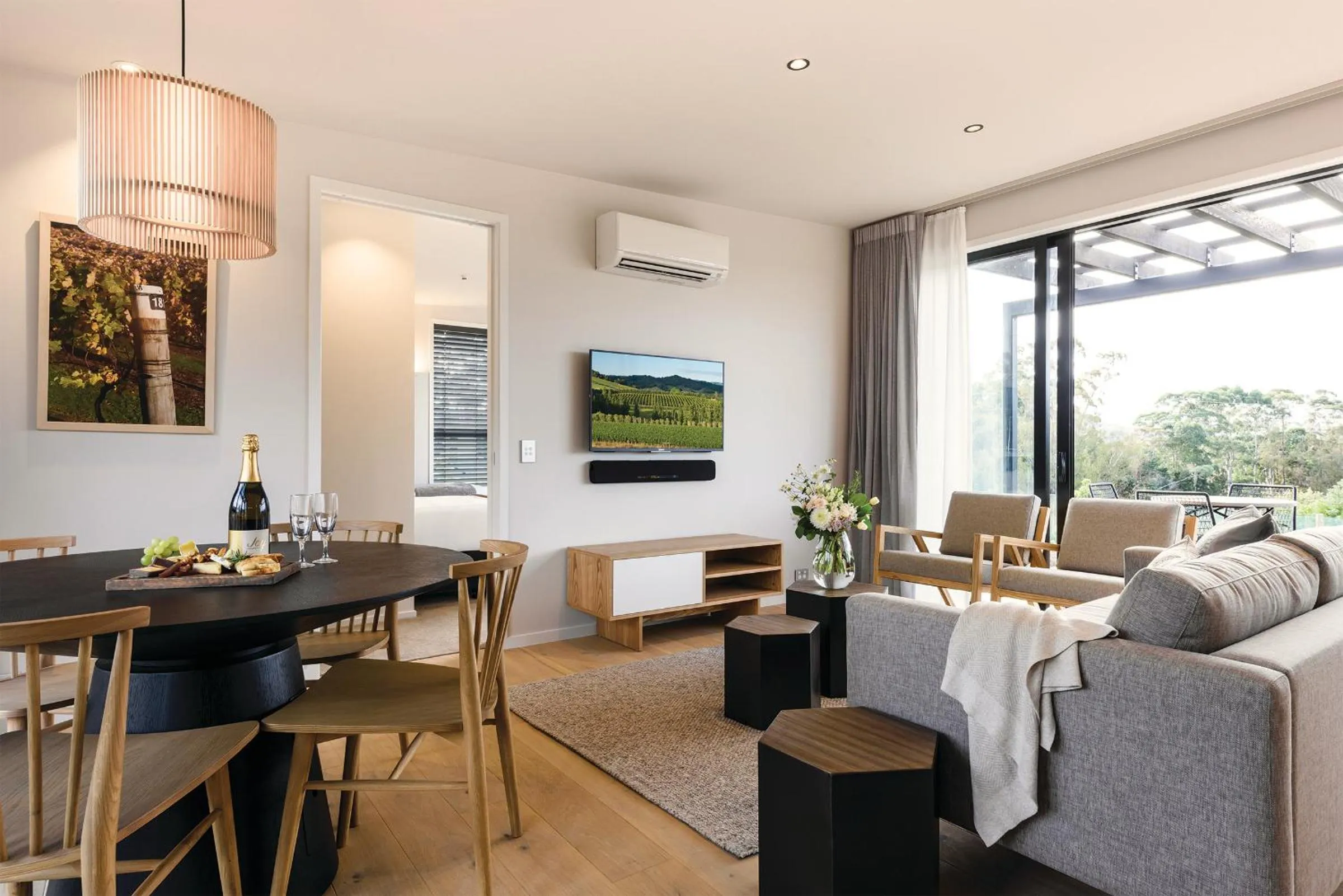 Living room in Plume Villas