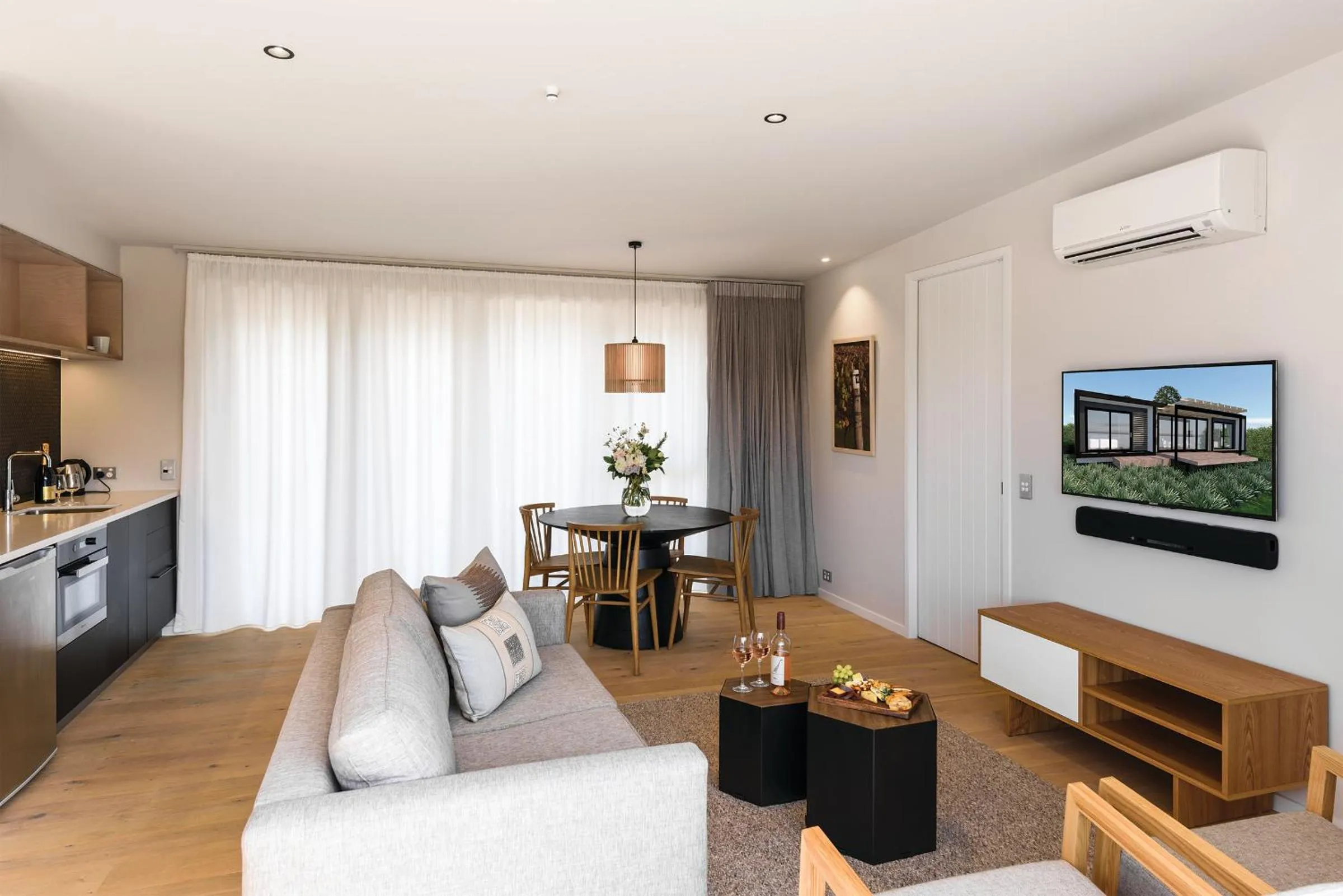 Living room in Plume Villas