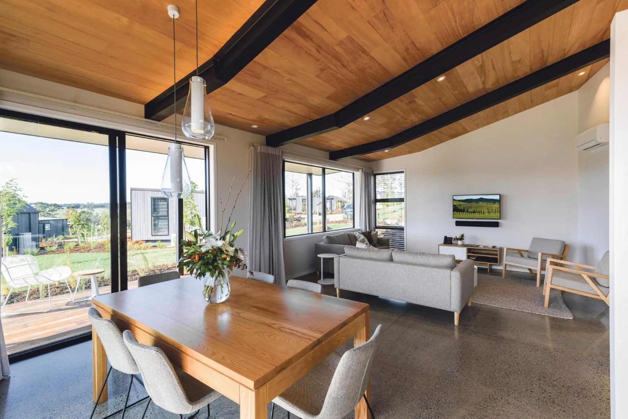 Living room in Plume Villas