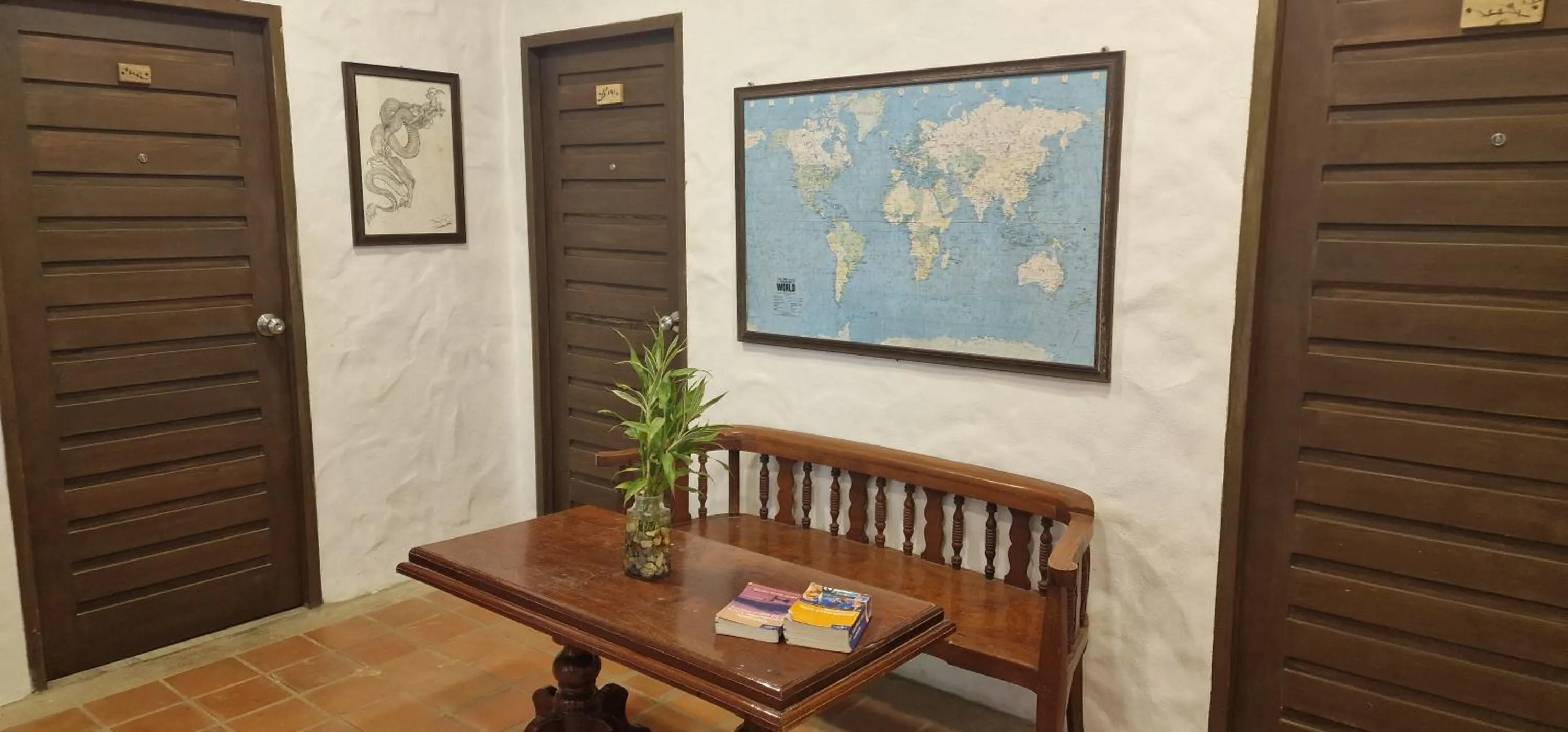 Seating area in Kingfisher House