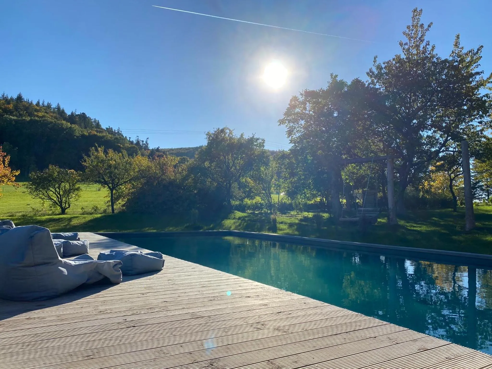 Pool view in Hotel - Restaurant Bastenhaus