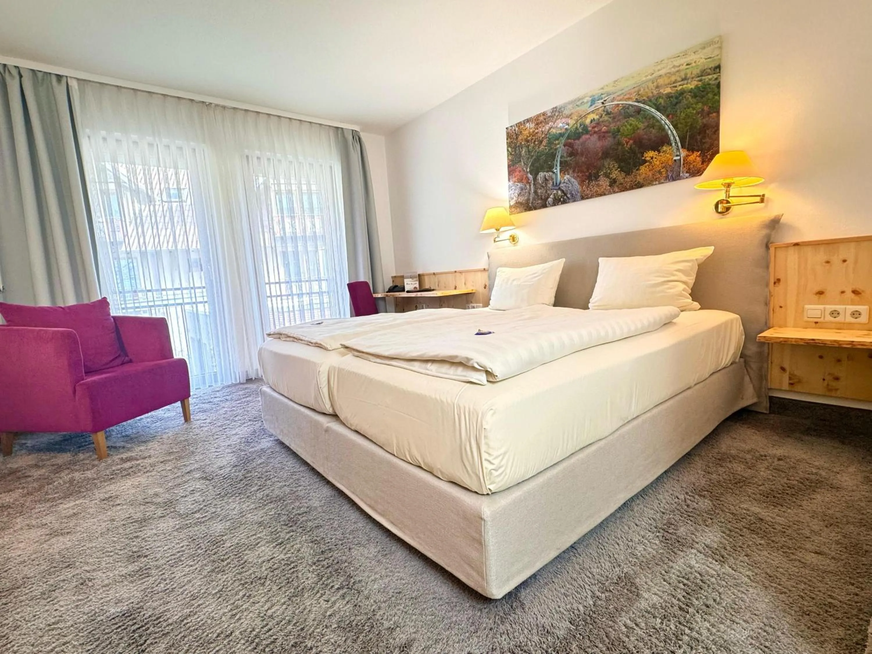 Bed in Hotel - Restaurant Bastenhaus