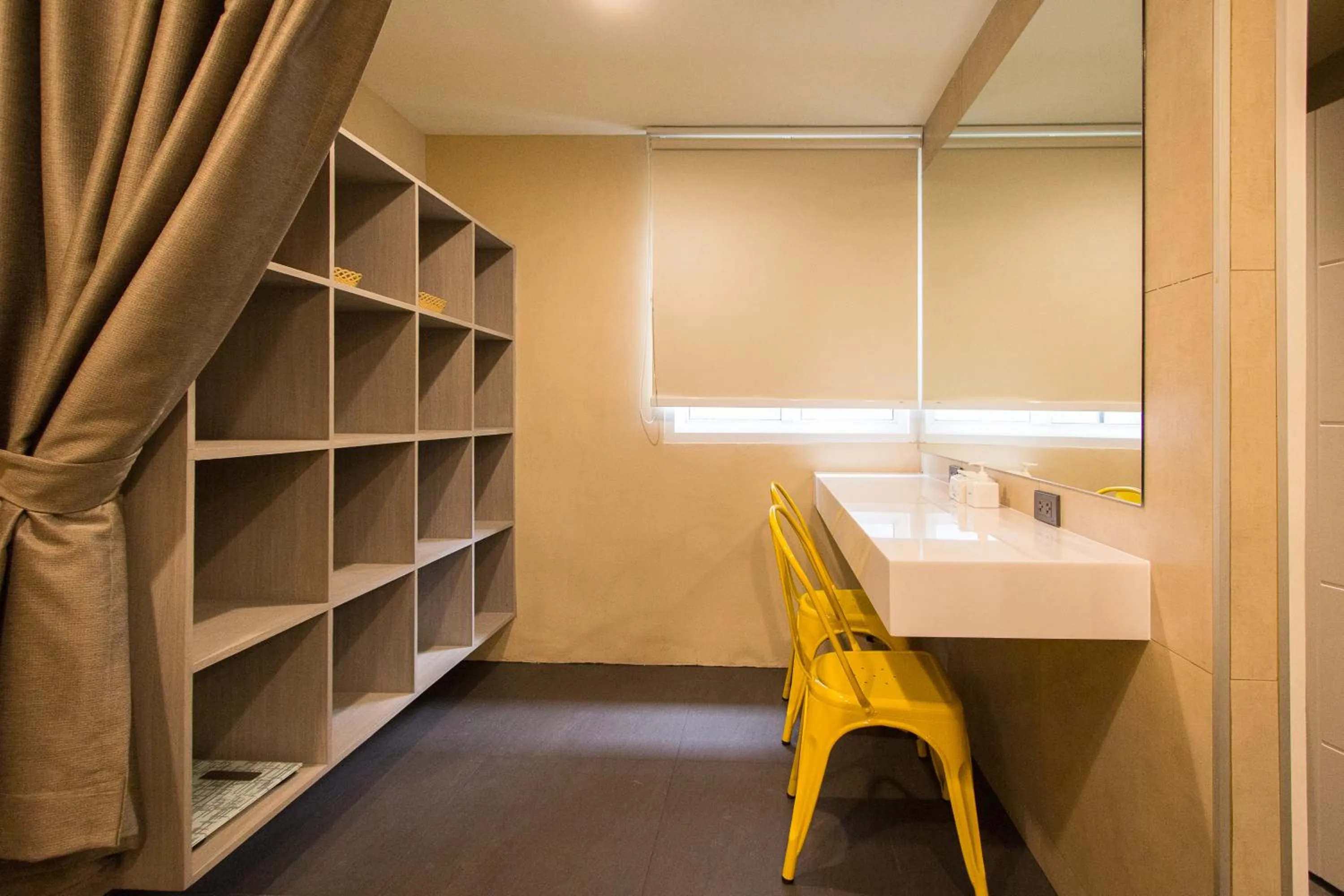 wardrobe in Lazy Sunday hostel