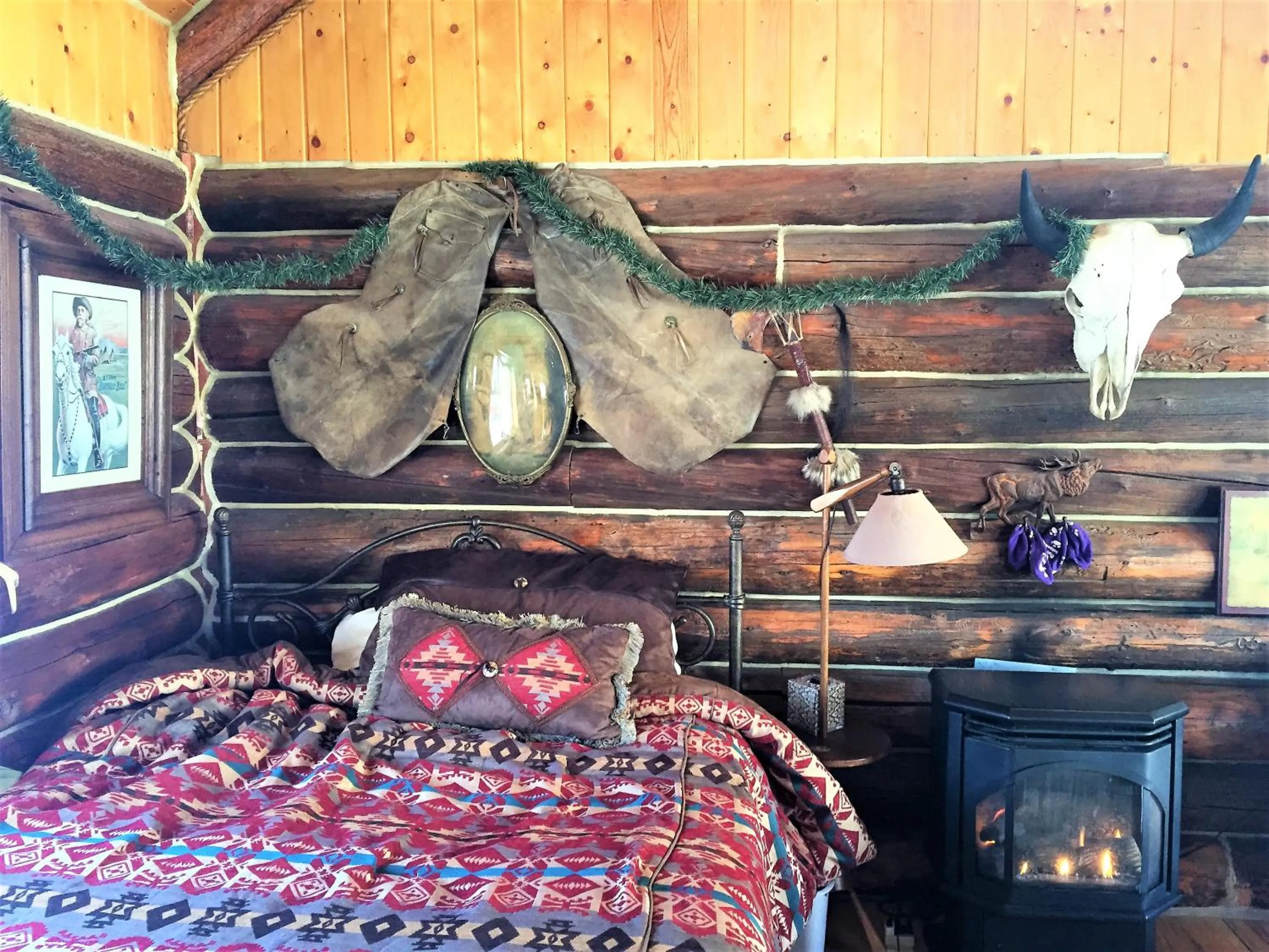 Bed in Grandpa's Cabin