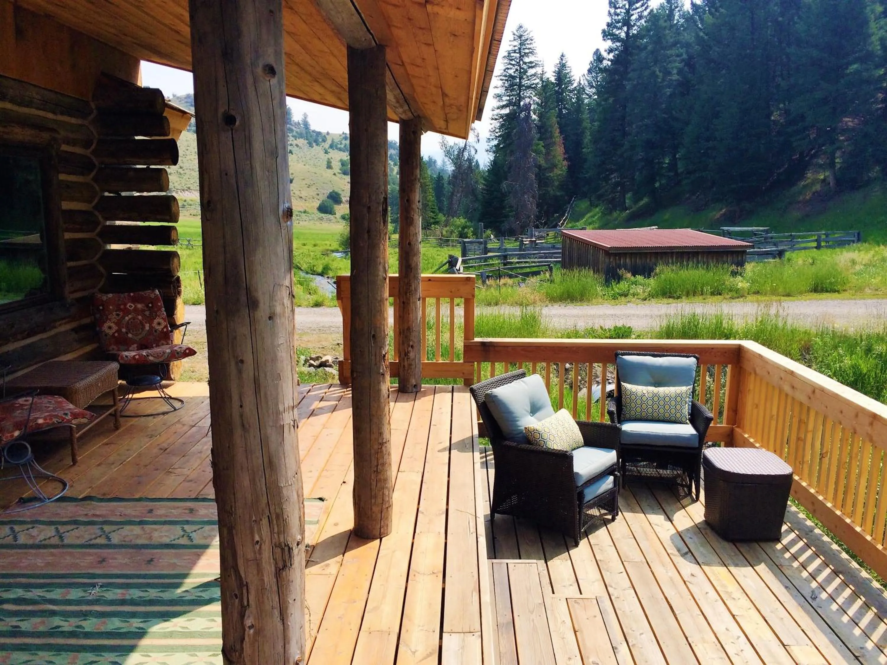 Property building in Creek Cabin