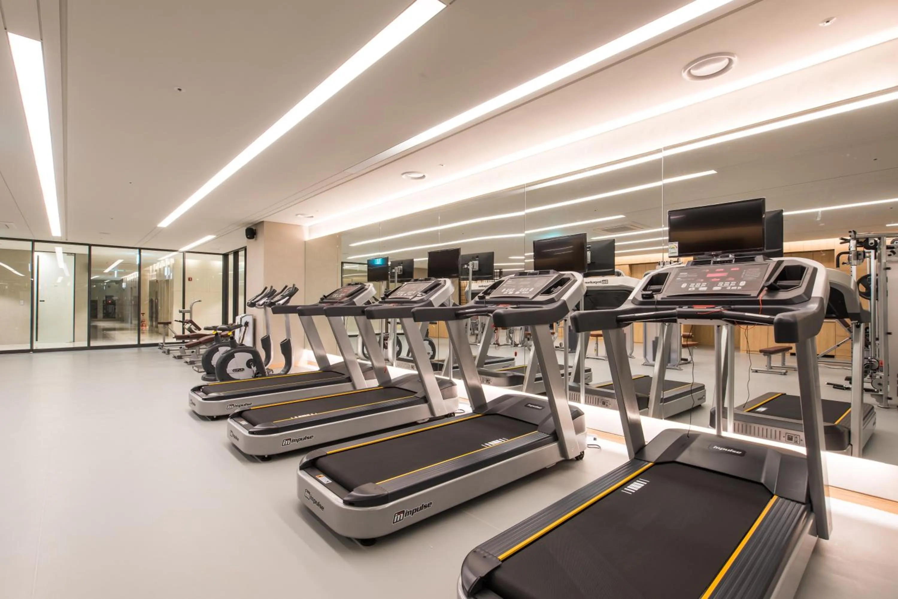 Fitness centre/facilities in Hotel Tops 10