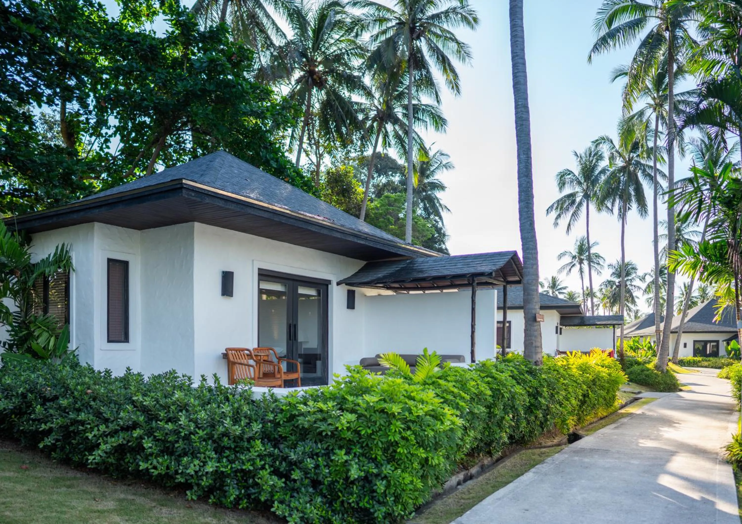 Garden view in The Racha