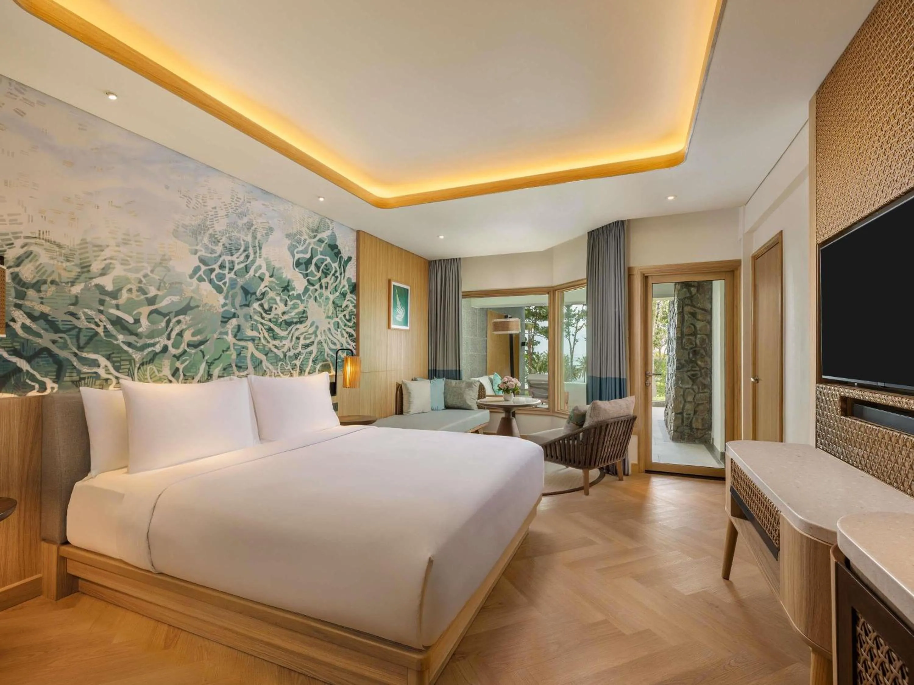 King Room with Terrace and Garden View - Premium in Mövenpick Resort & Spa Bintan Lagoon