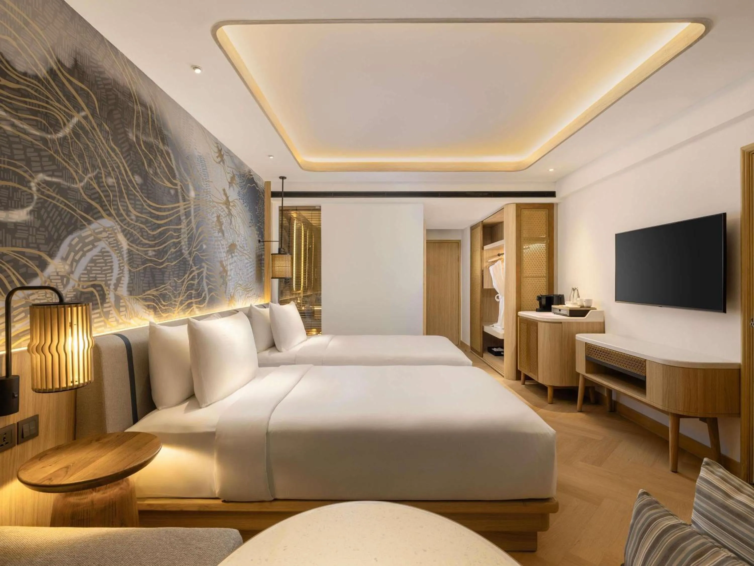 Twin Room with Garden View - Deluxe in Mövenpick Resort & Spa Bintan Lagoon