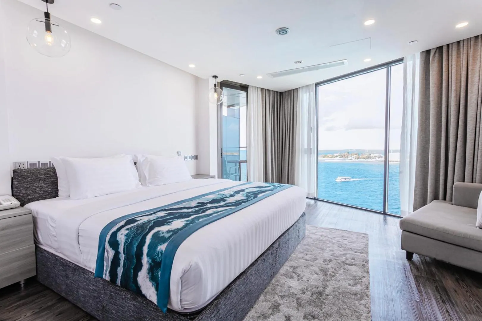 Bed in Maagiri Hotel