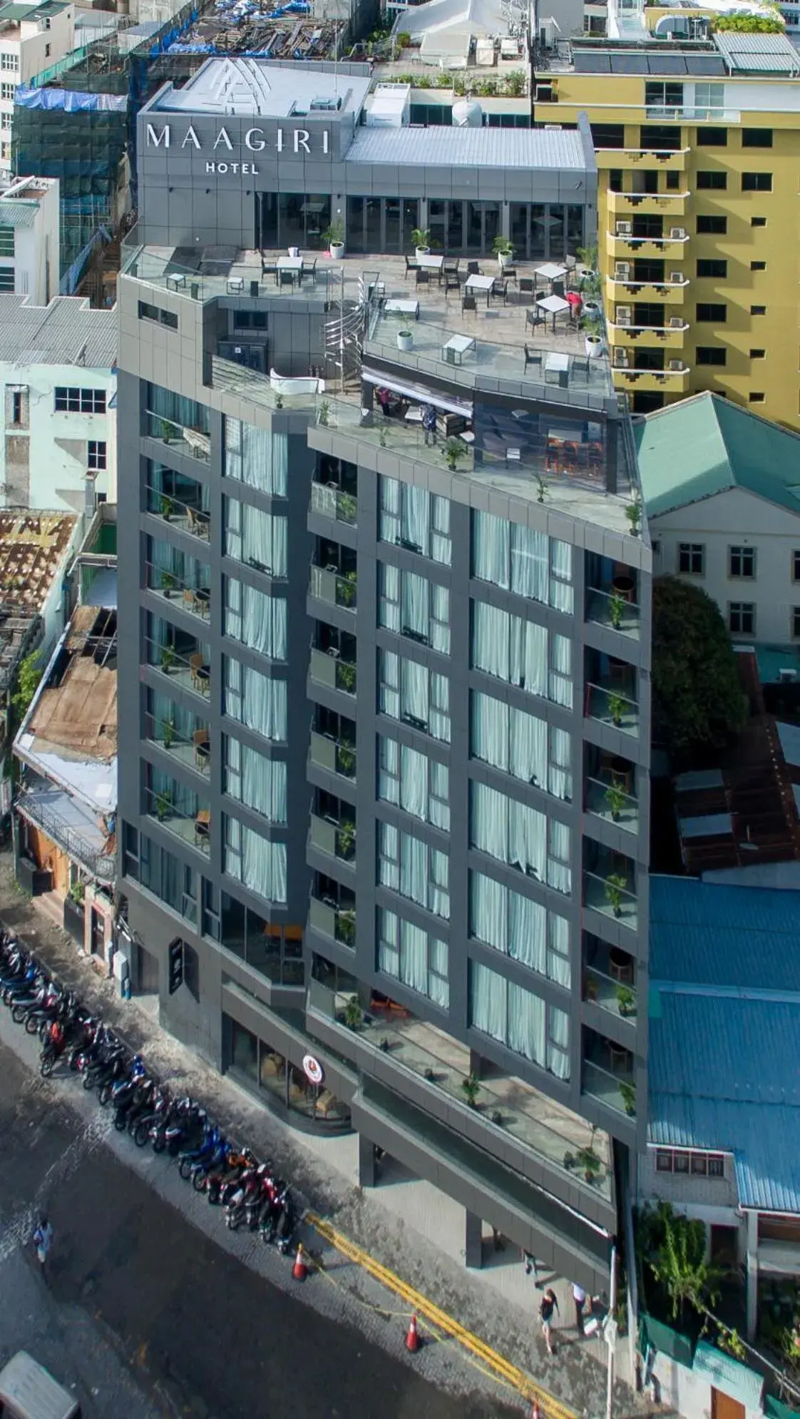 Property building in Maagiri Hotel Property building in Maagiri Hotel