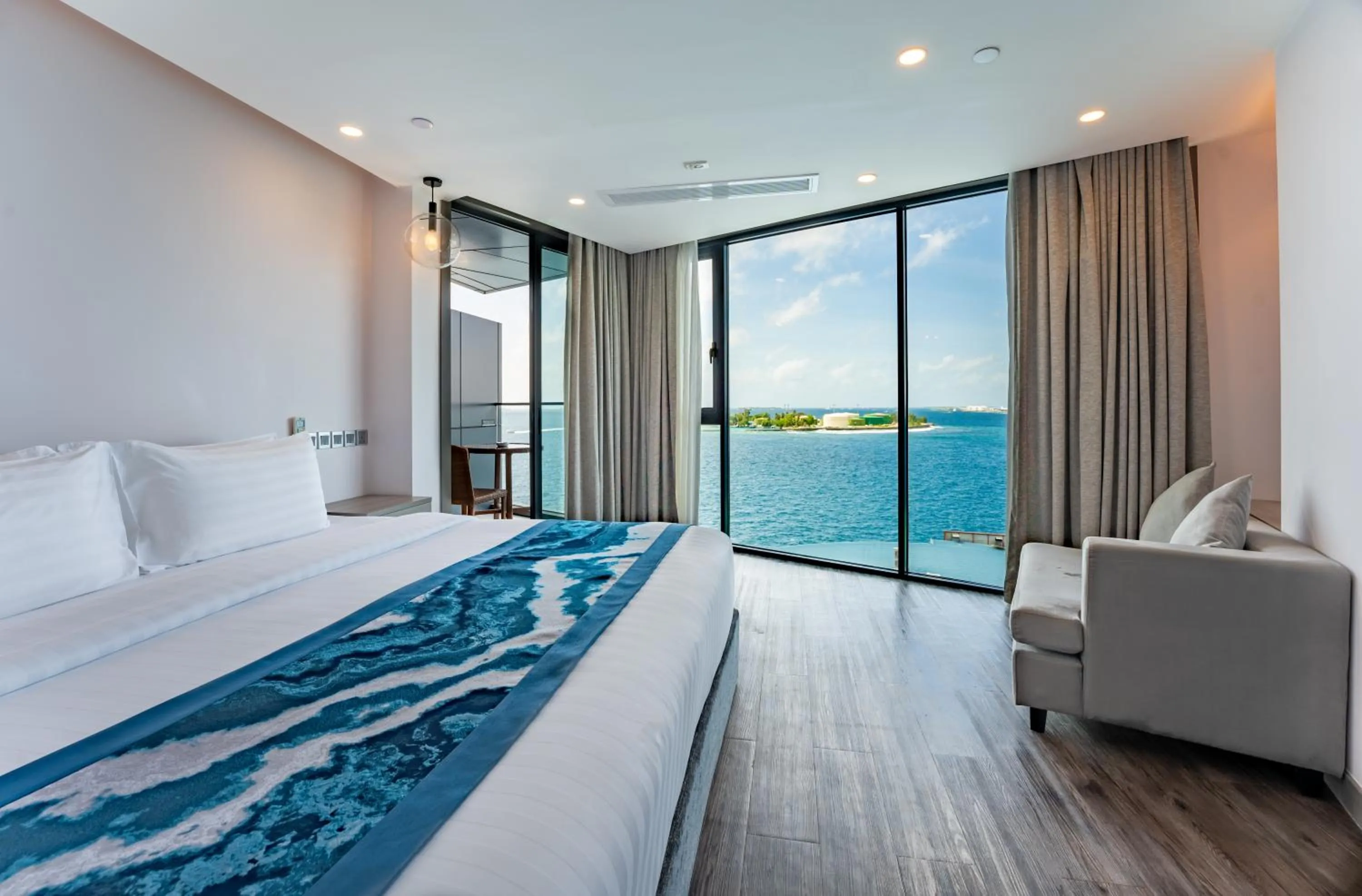 Bed in Maagiri Hotel