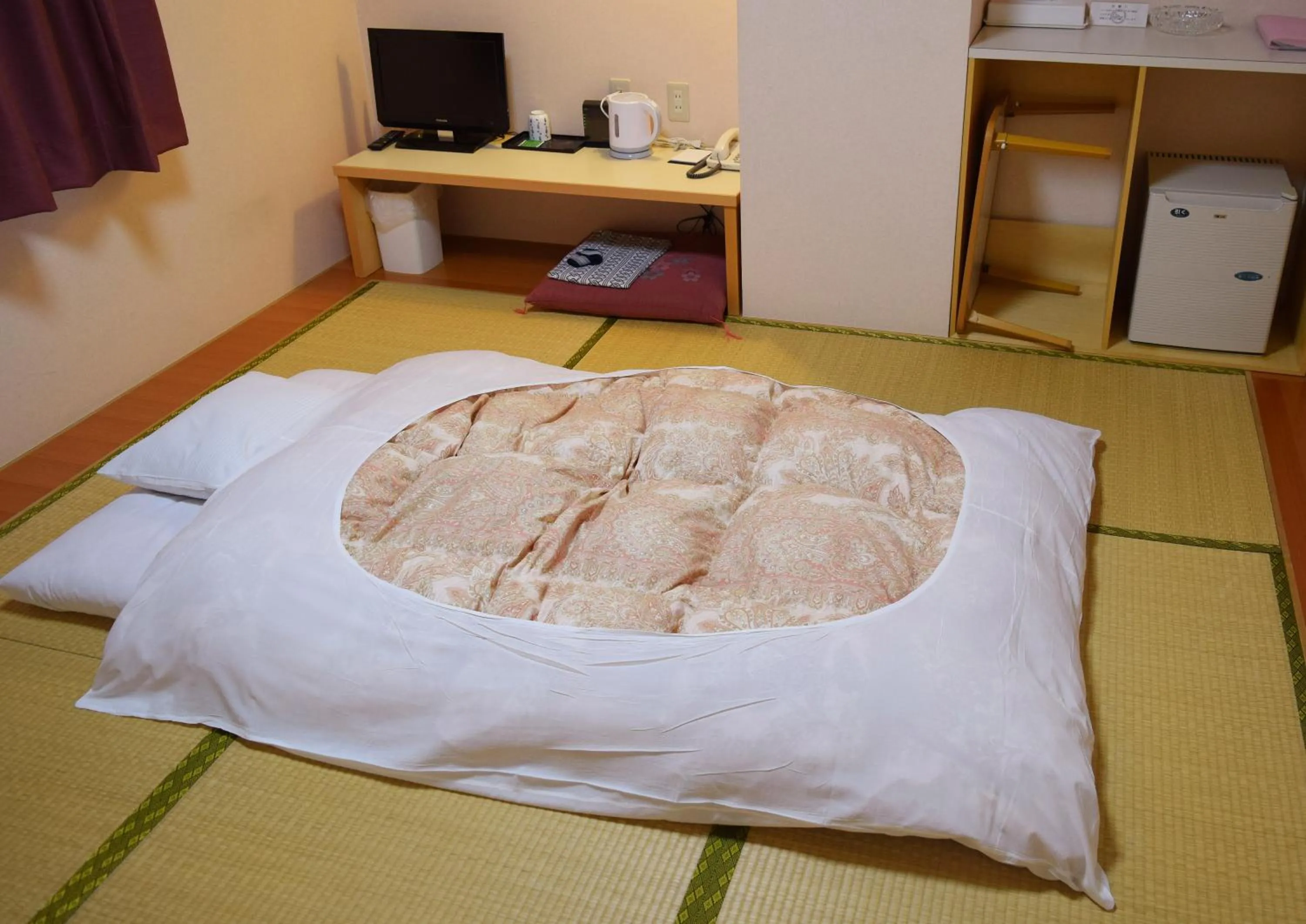 Photo of the whole room, Bed in Hotel All In Stay Hakodate