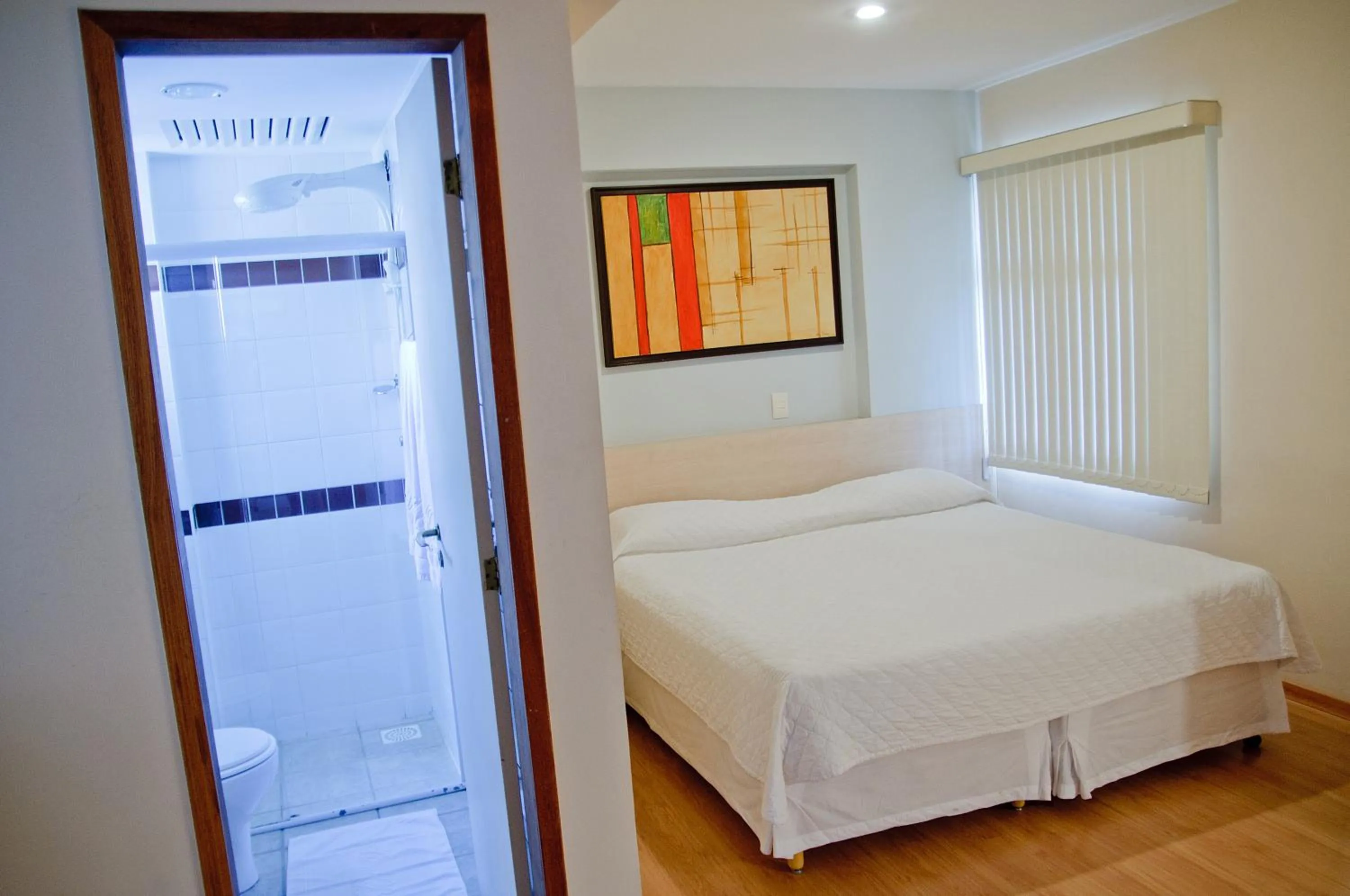 Bed in Mont Blanc Apart Hotel Nova Iguaçu