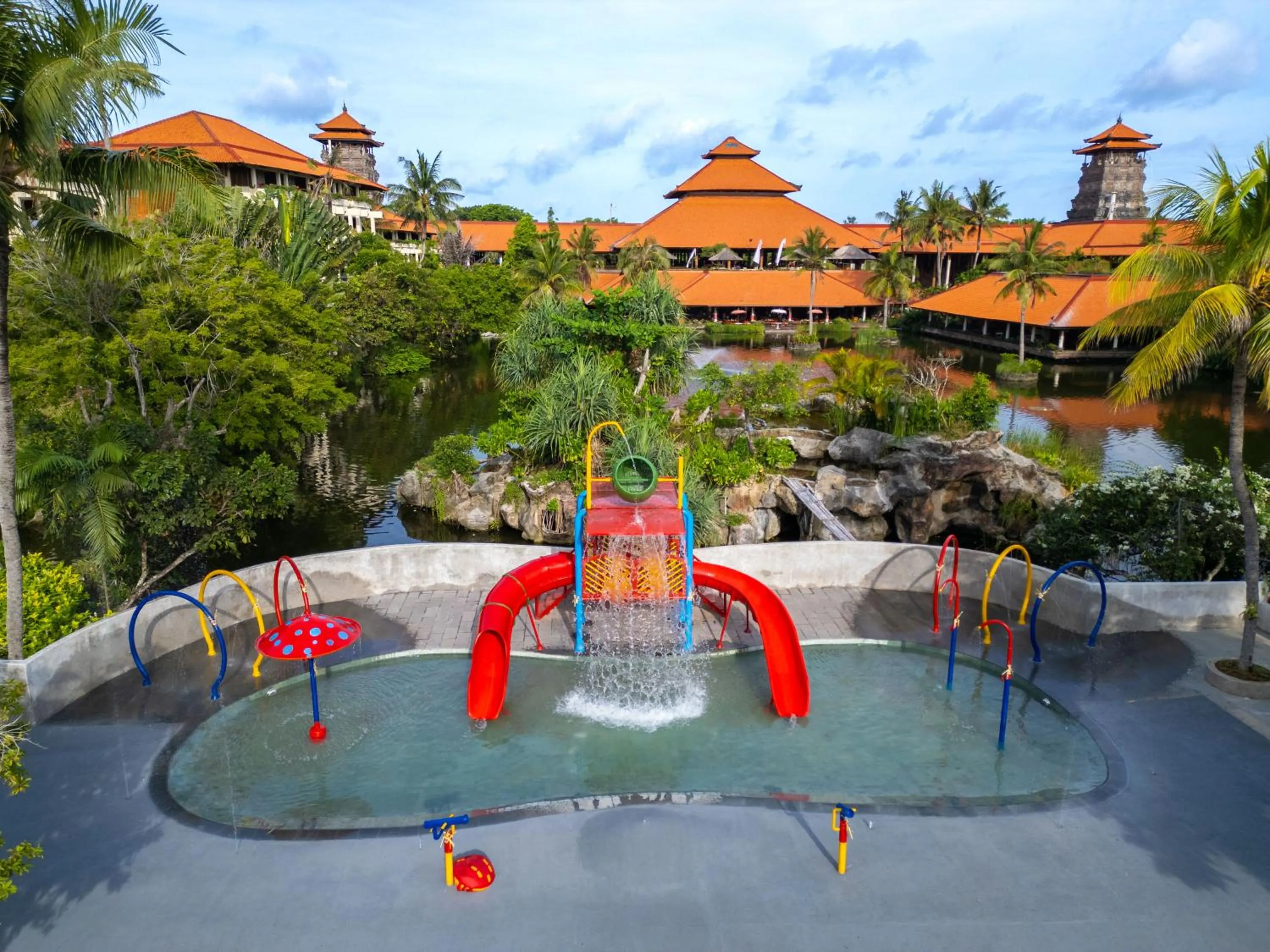 Aqua park in Ayodya Resort Bali