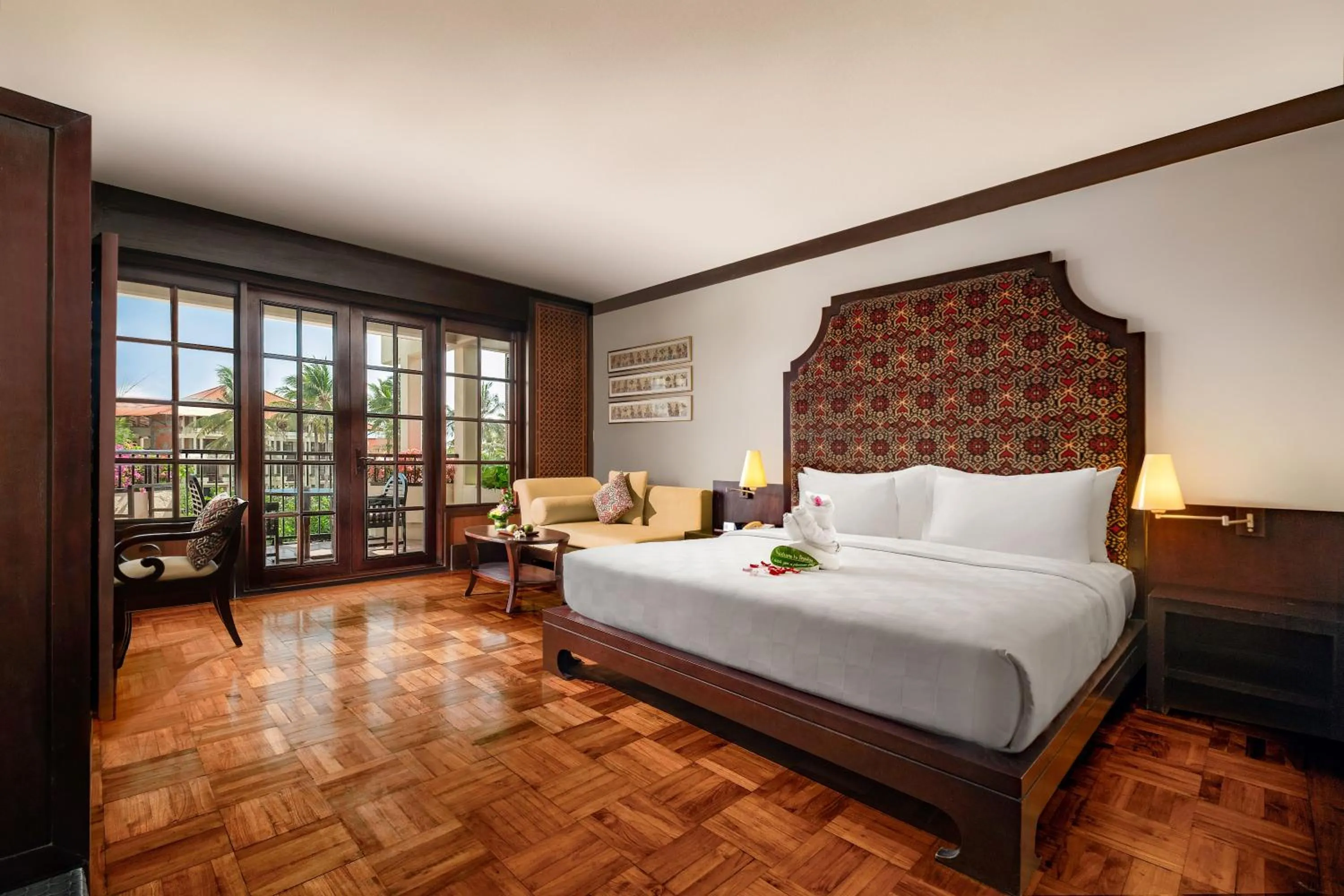 Bed in Ayodya Resort Bali