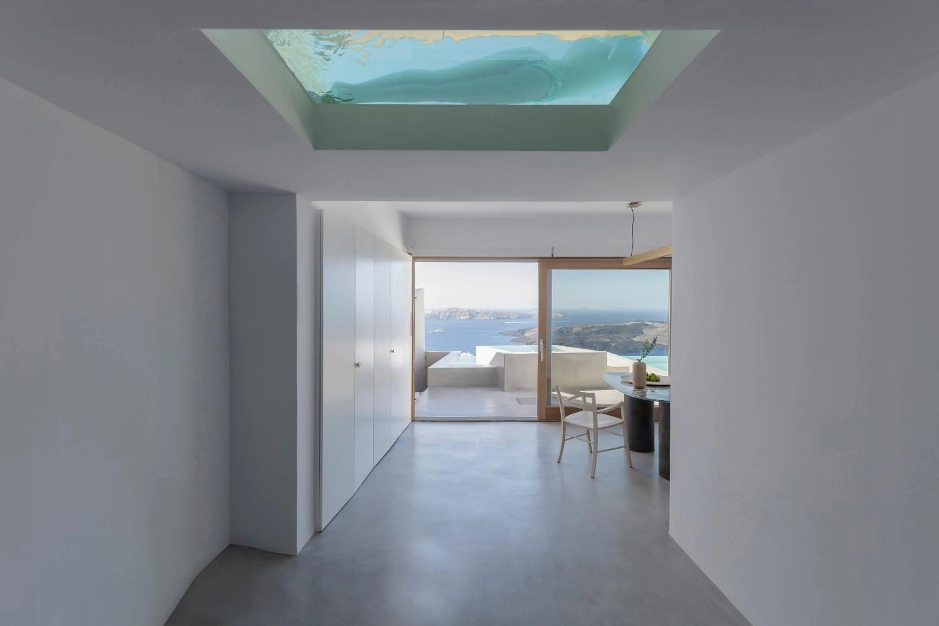 Living room, Bed in Aesthesis Boutique Villas Firostefani