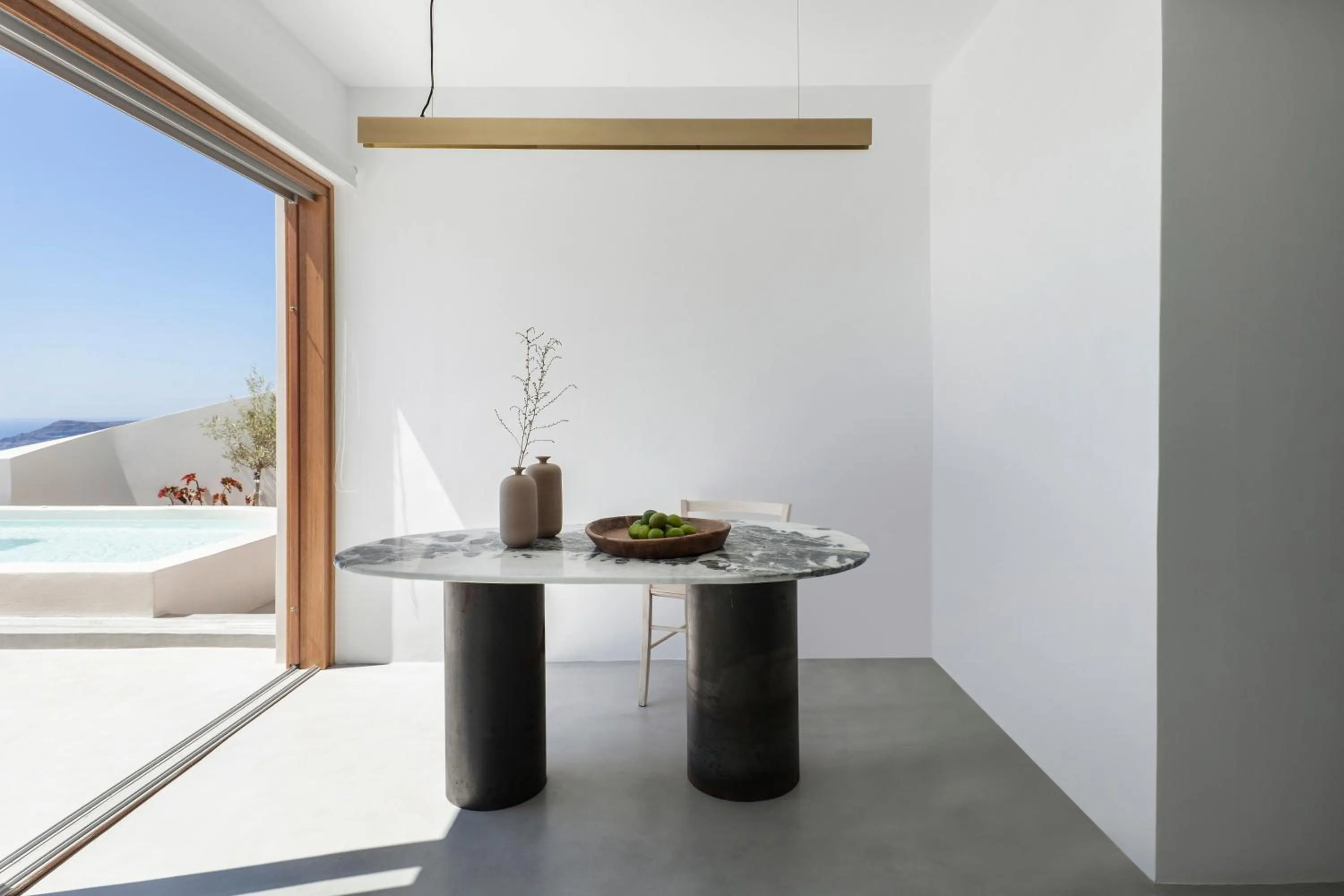 Dining area in Aesthesis Boutique Villas Firostefani