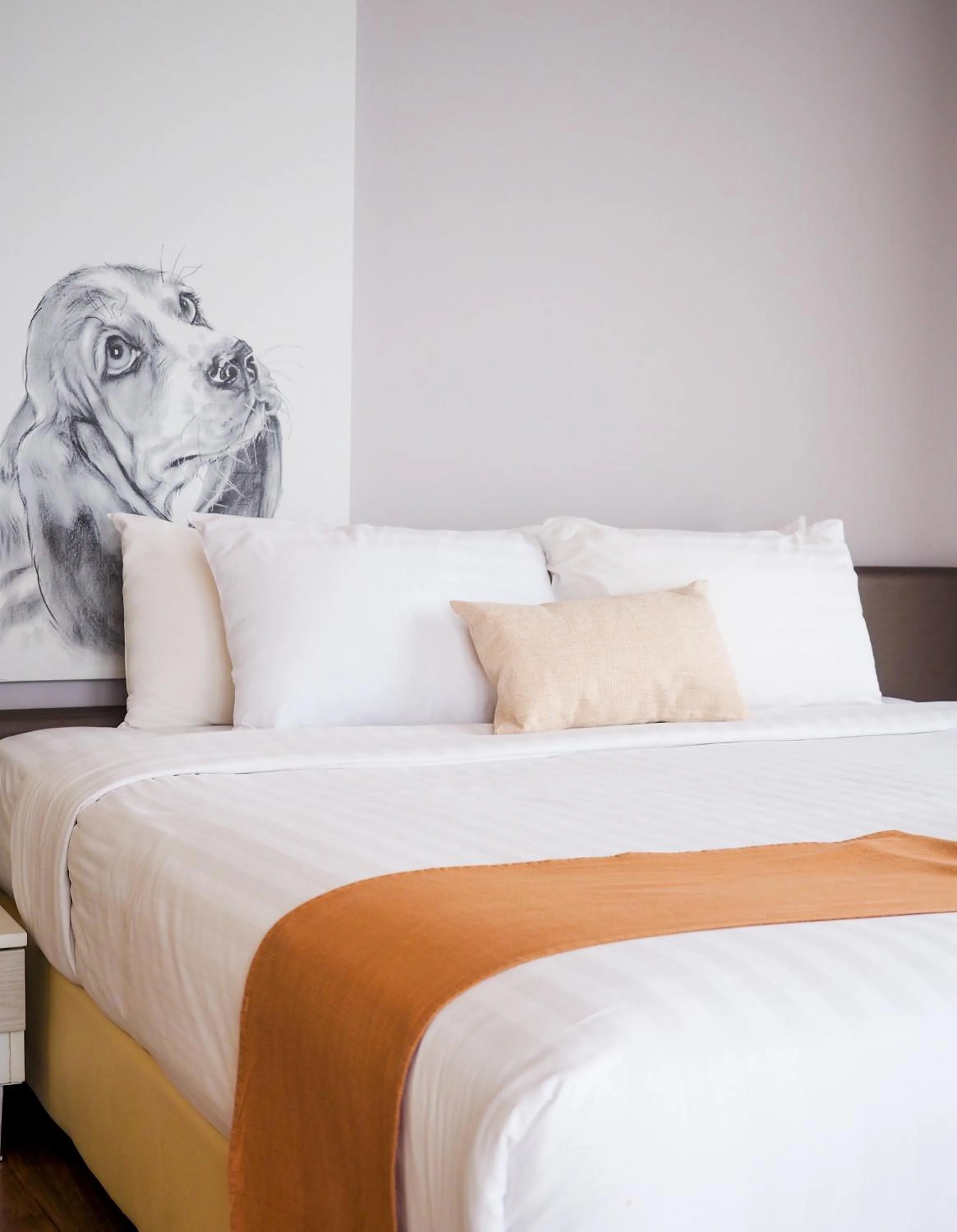 Bed in THE KANNAS Hotel & Serviced Apartment, Chiang Mai SHA Certified