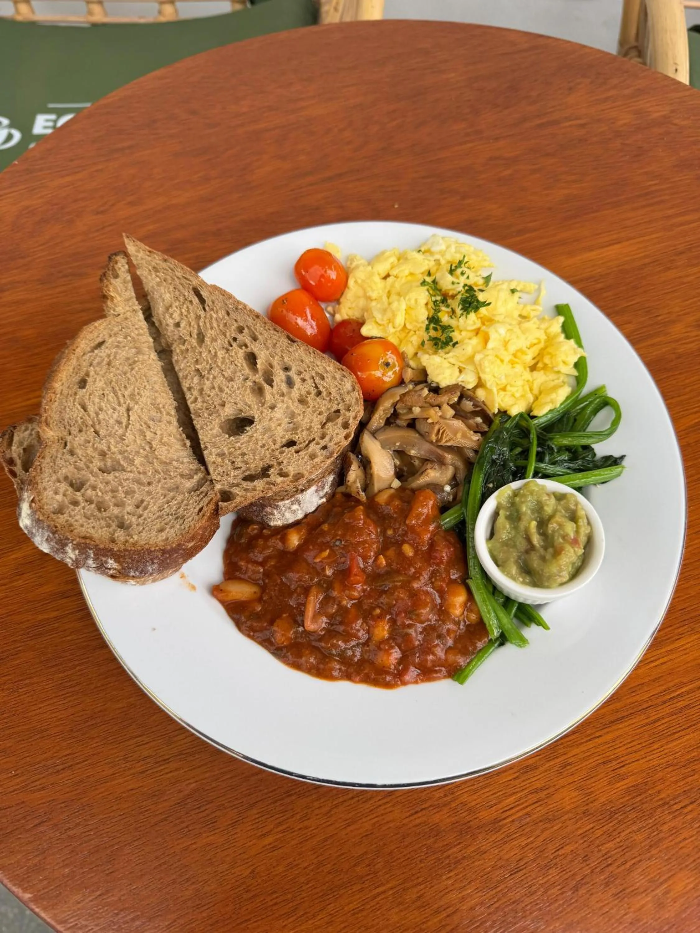 Breakfast in The Kanha Palace