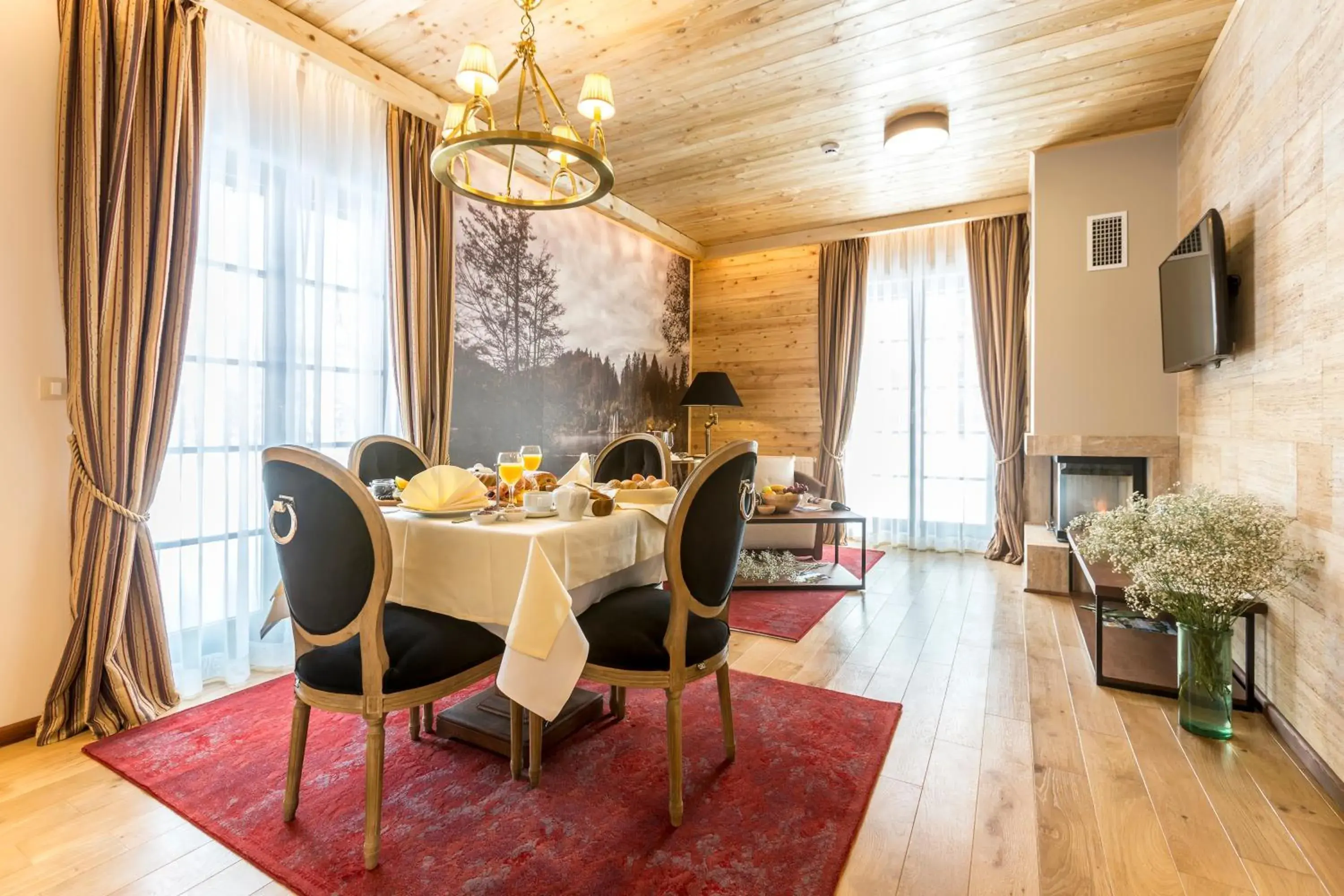 Living room in Fenomen Plitvice Resort Living room in Fenomen Plitvice Resort