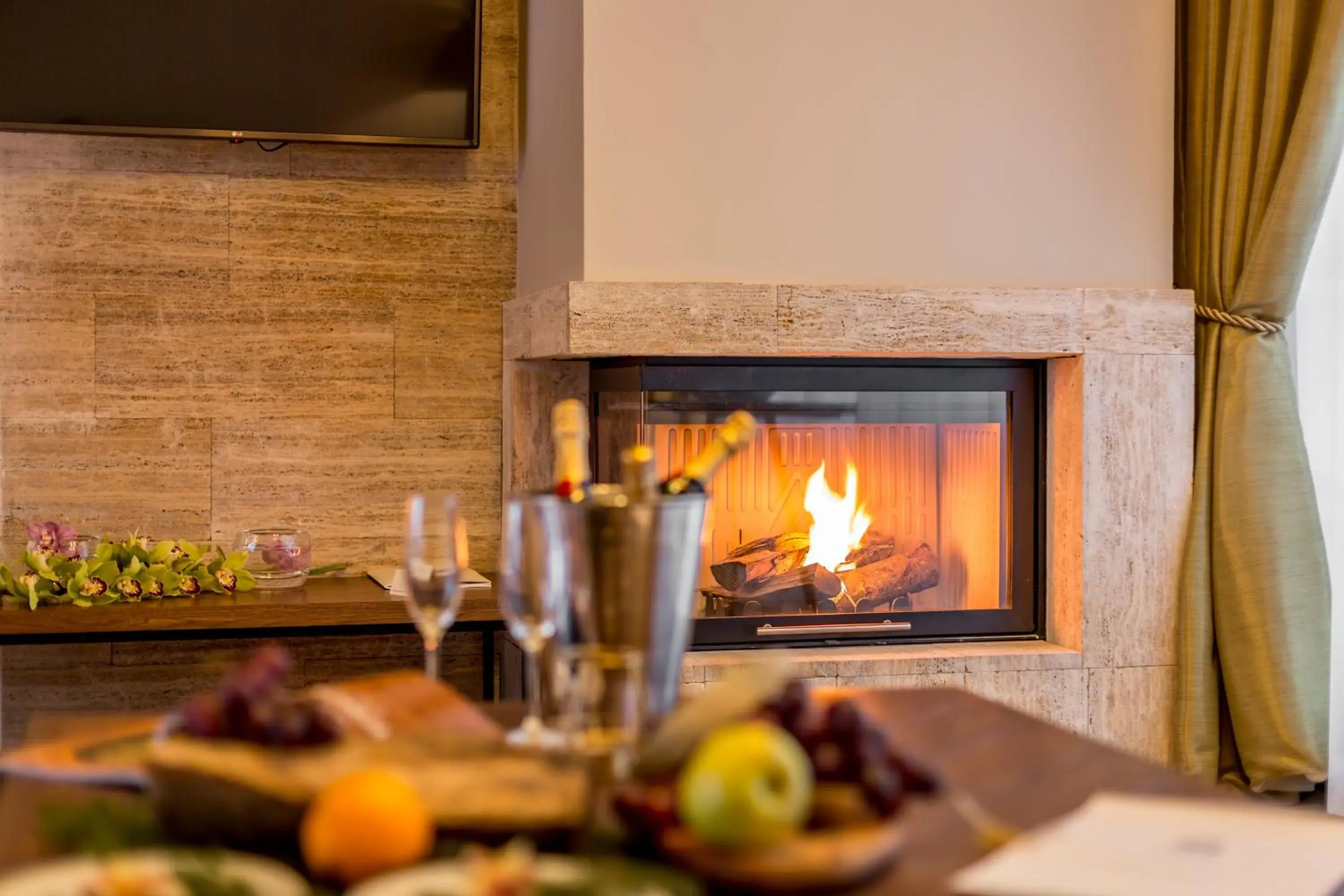 Living room in Fenomen Plitvice Resort Living room in Fenomen Plitvice Resort