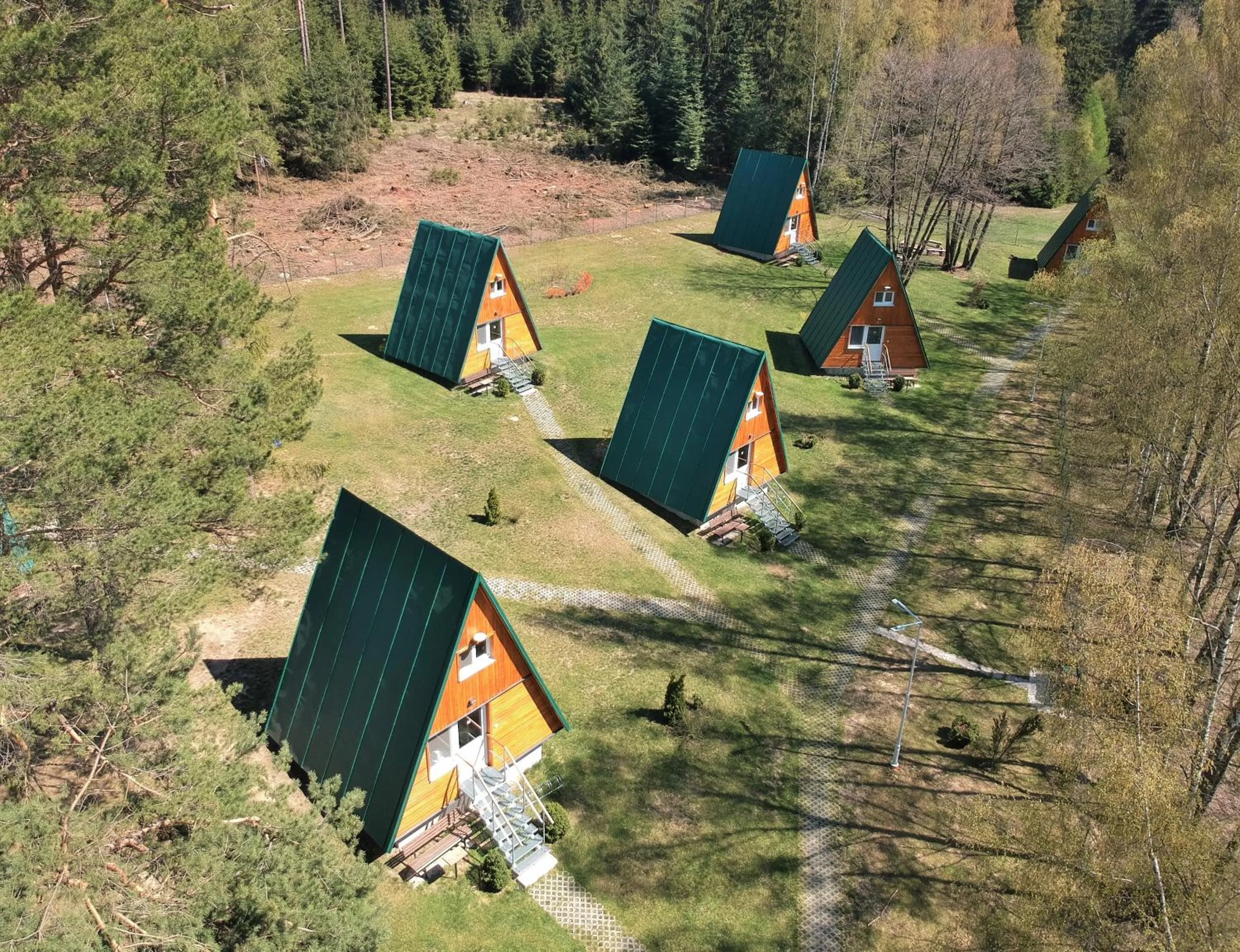 Bird's eye view in Resort Erich