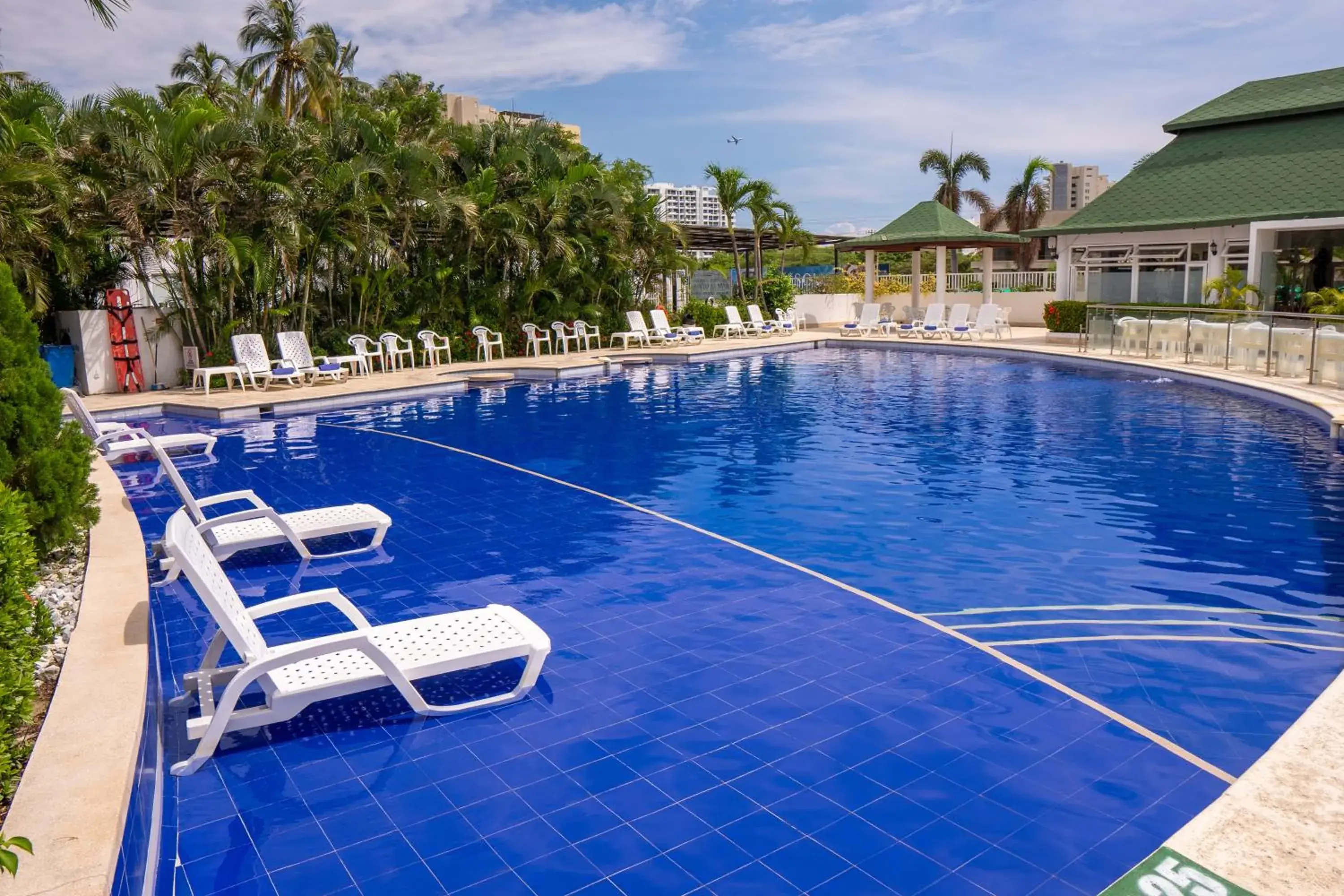 Pool view in Sanha Plus Hotel Pool view in Sanha Plus Hotel