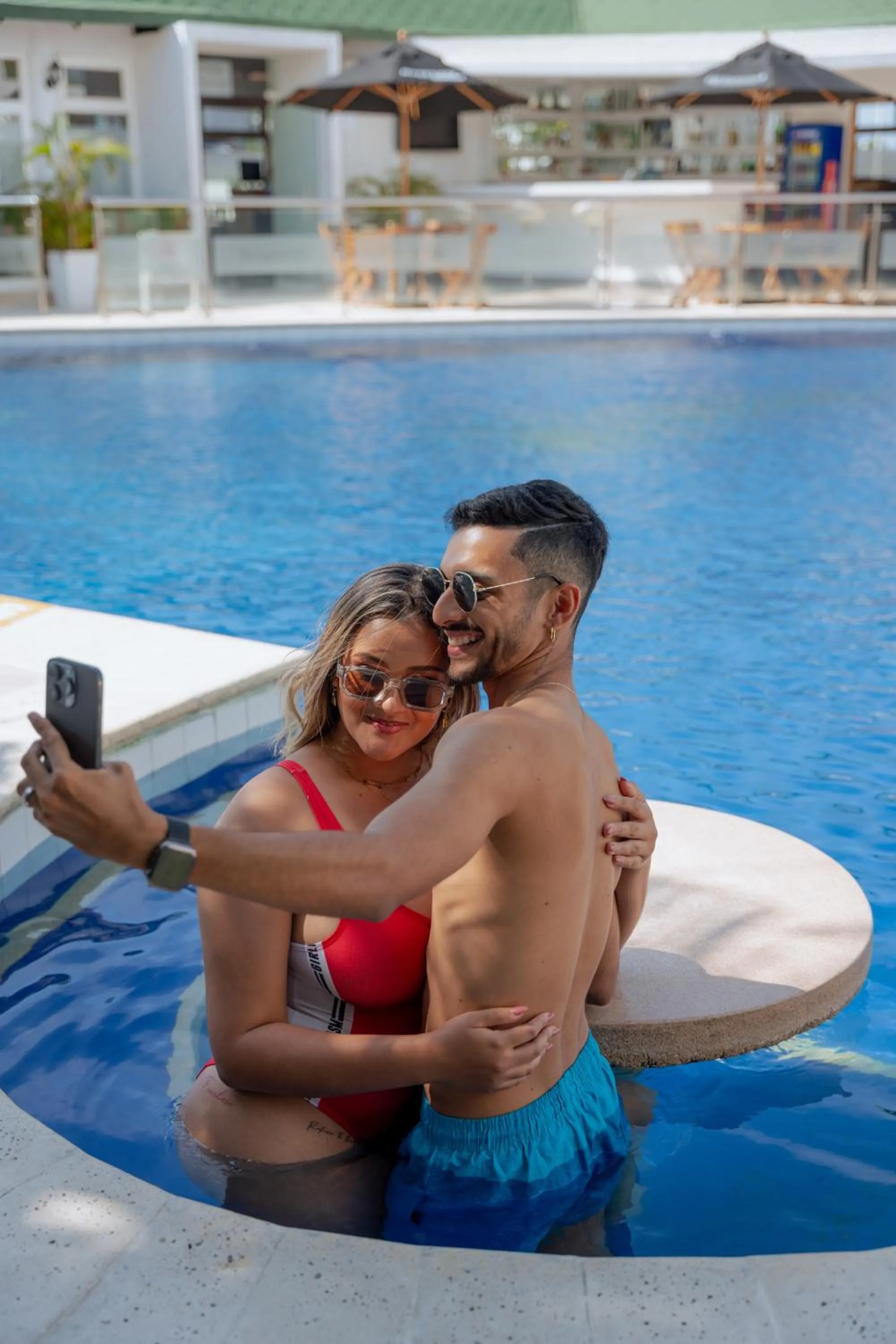 Swimming pool in Sanha Plus Hotel