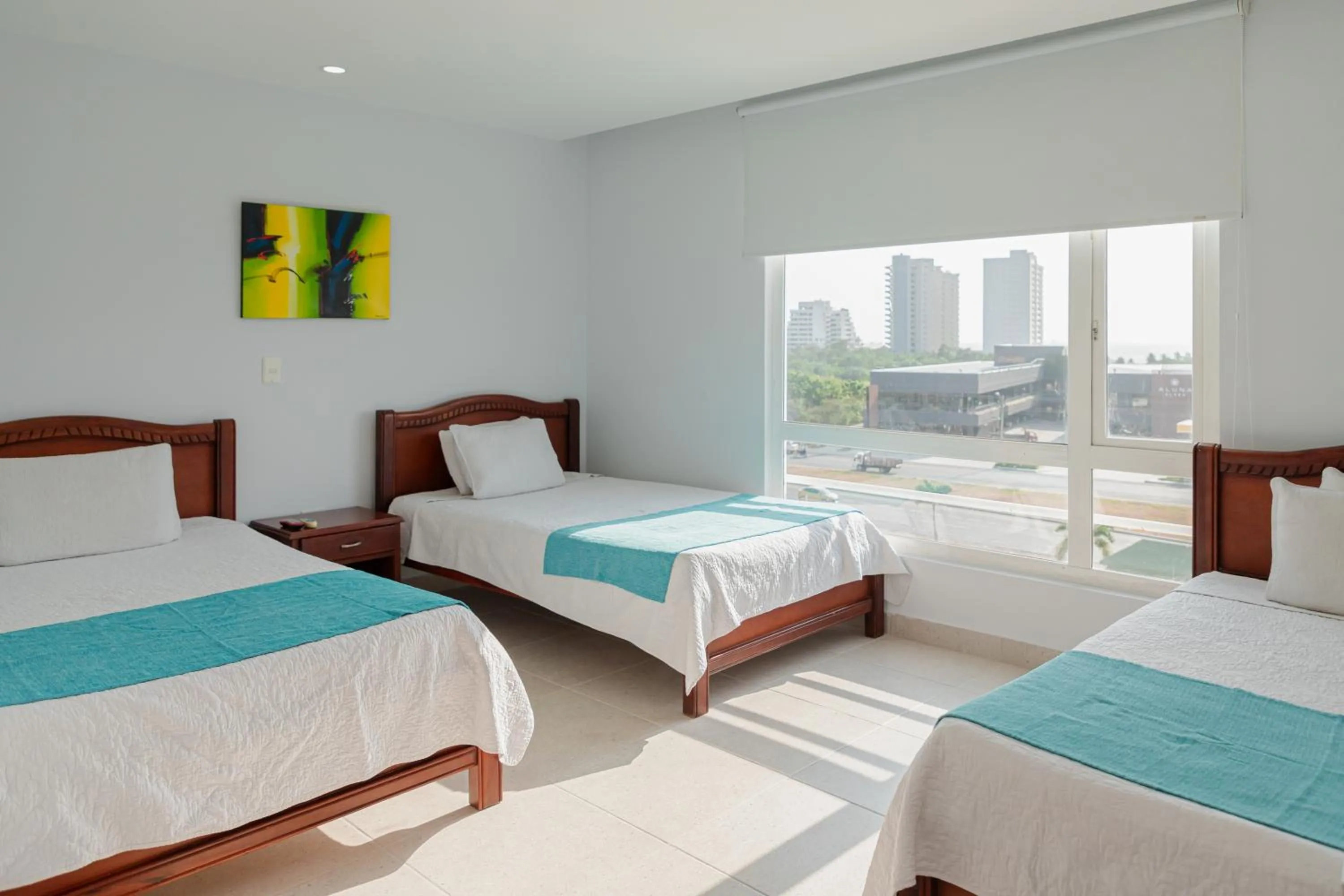 Bed in Sanha Plus Hotel