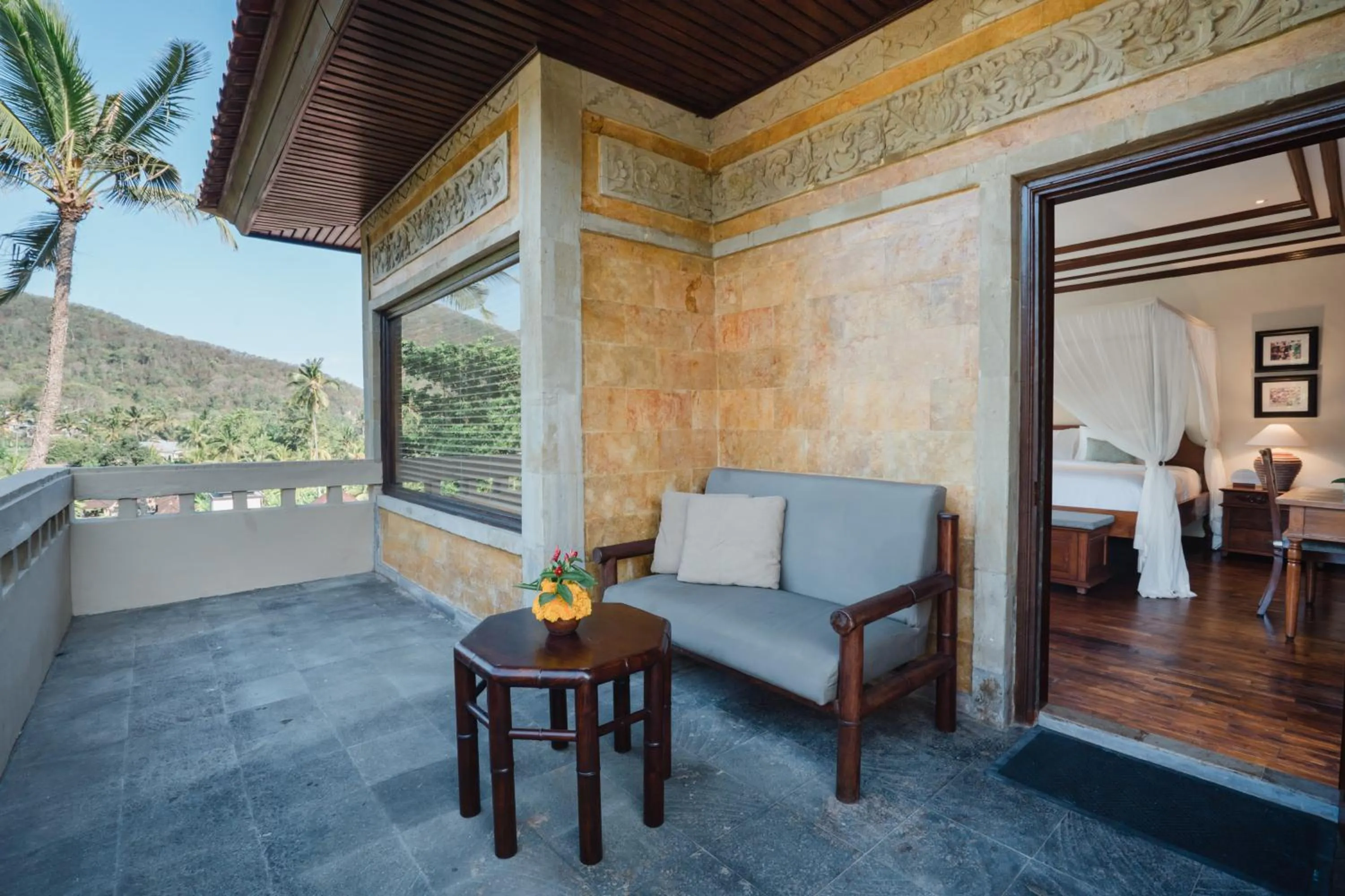 Balcony/Terrace in Ramayana Candidasa Beach Resort