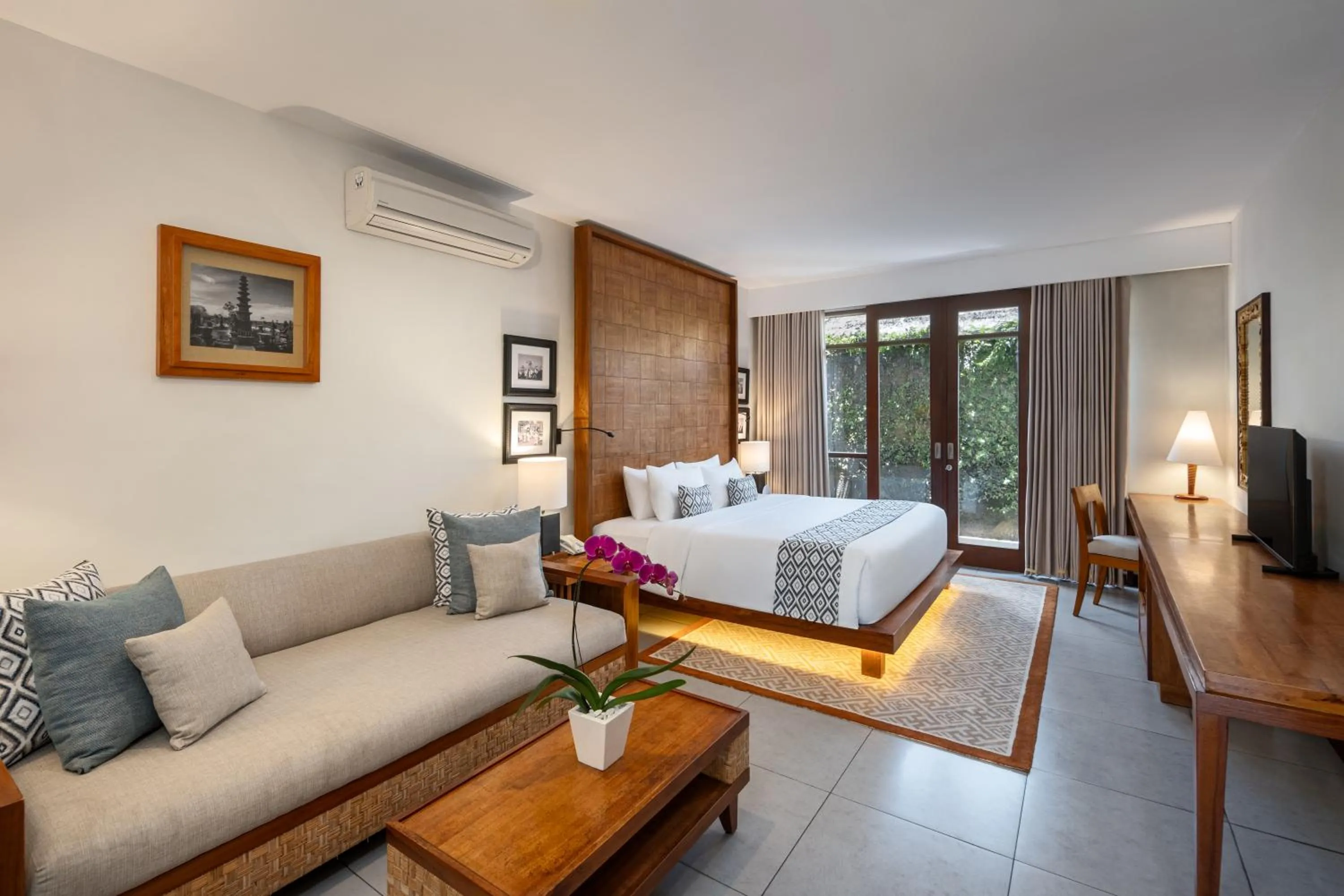 Bed in Ramayana Candidasa Beach Resort