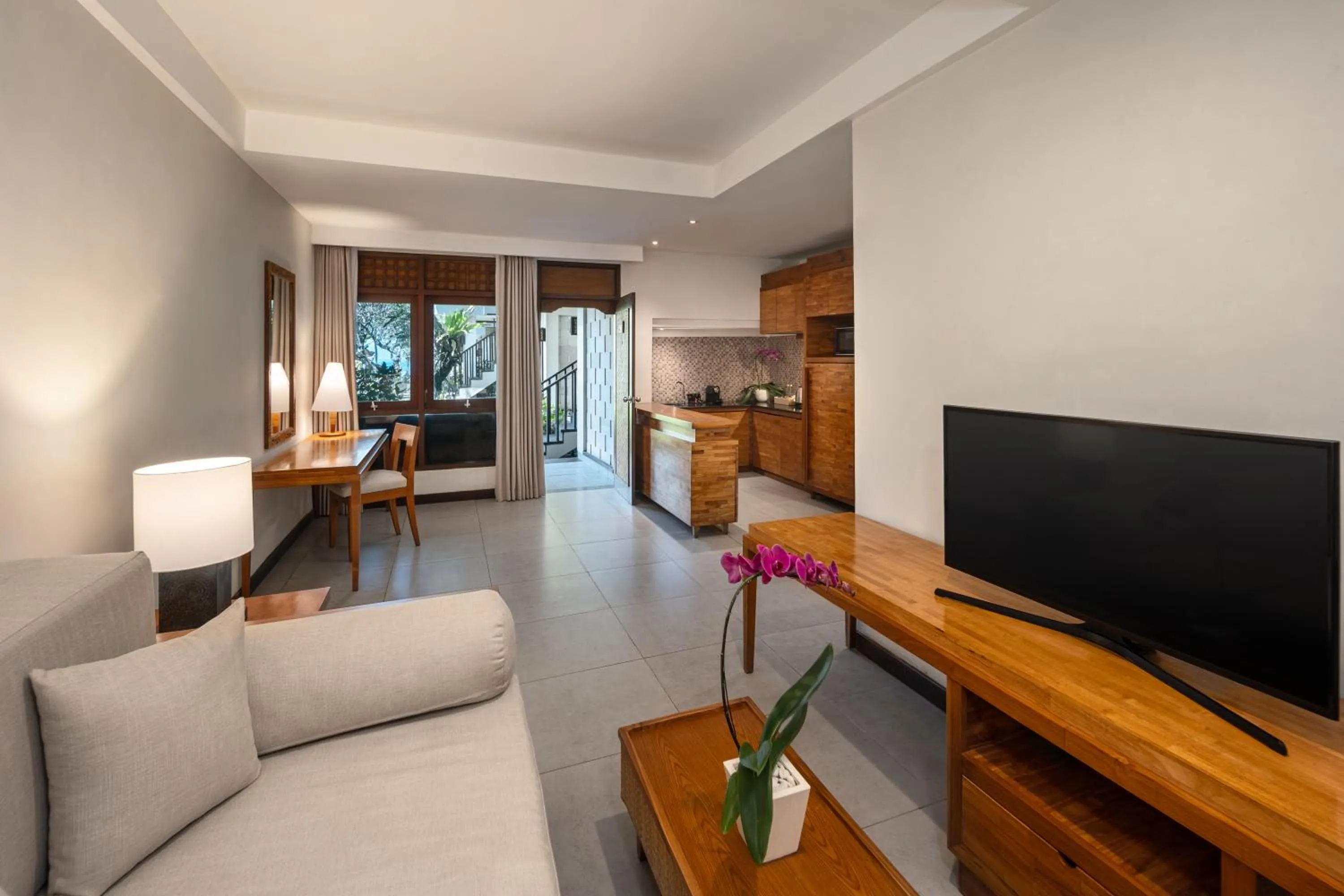 Living room in Ramayana Candidasa Beach Resort