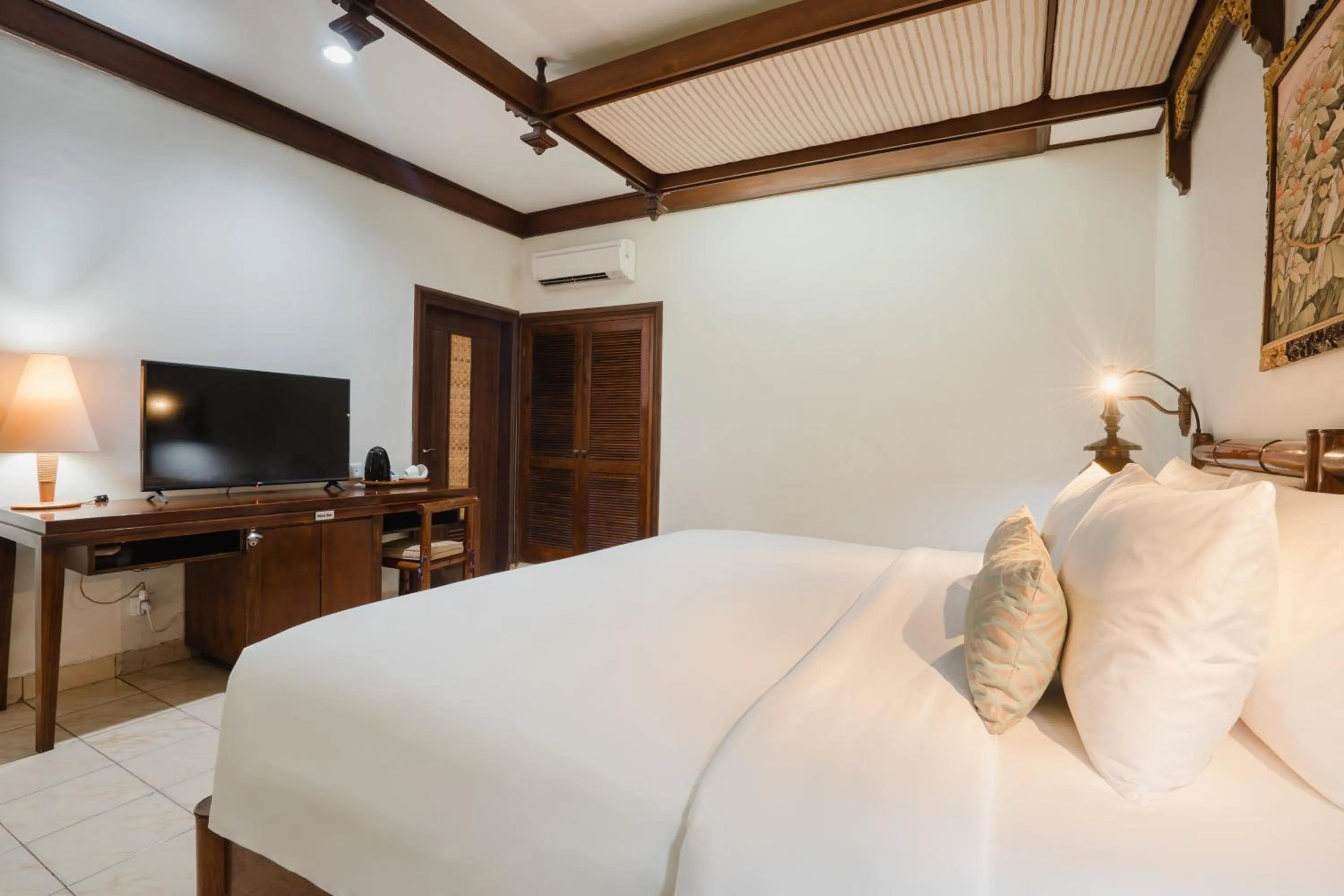 Bathroom, Bed in Ramayana Candidasa Beach Resort