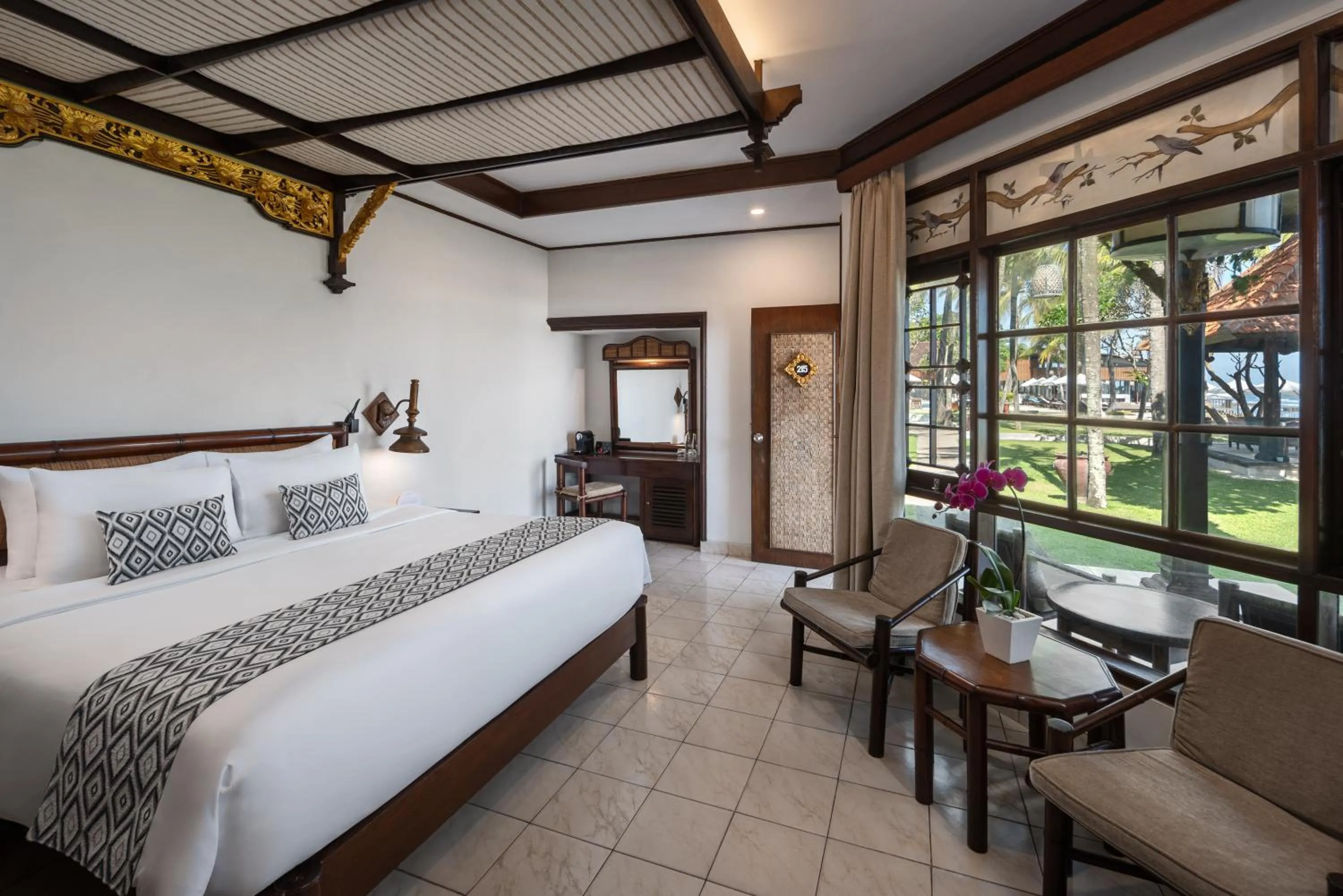 Bed in Ramayana Candidasa Beach Resort