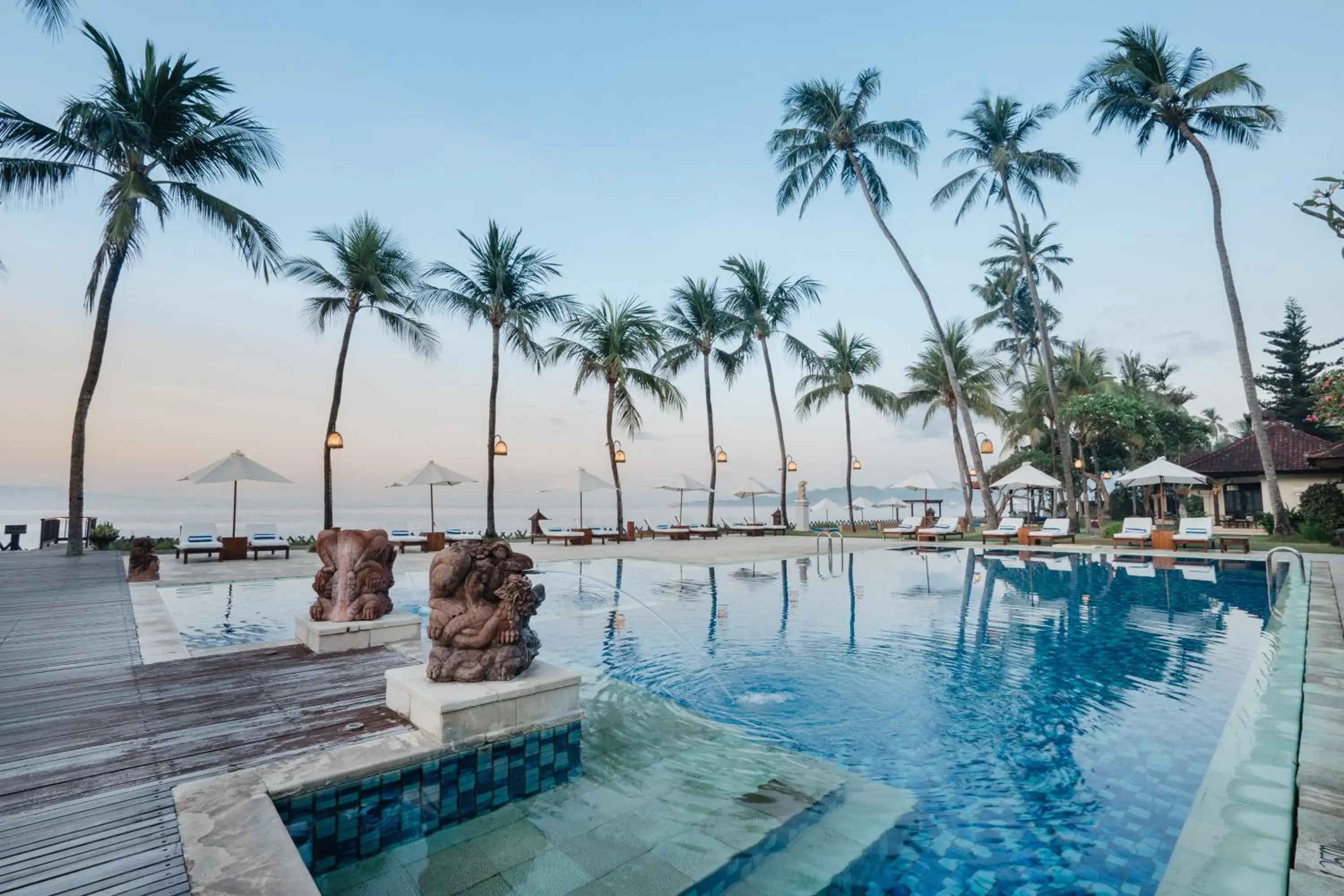 Property building in Ramayana Candidasa Beach Resort Property building in Ramayana Candidasa Beach Resort