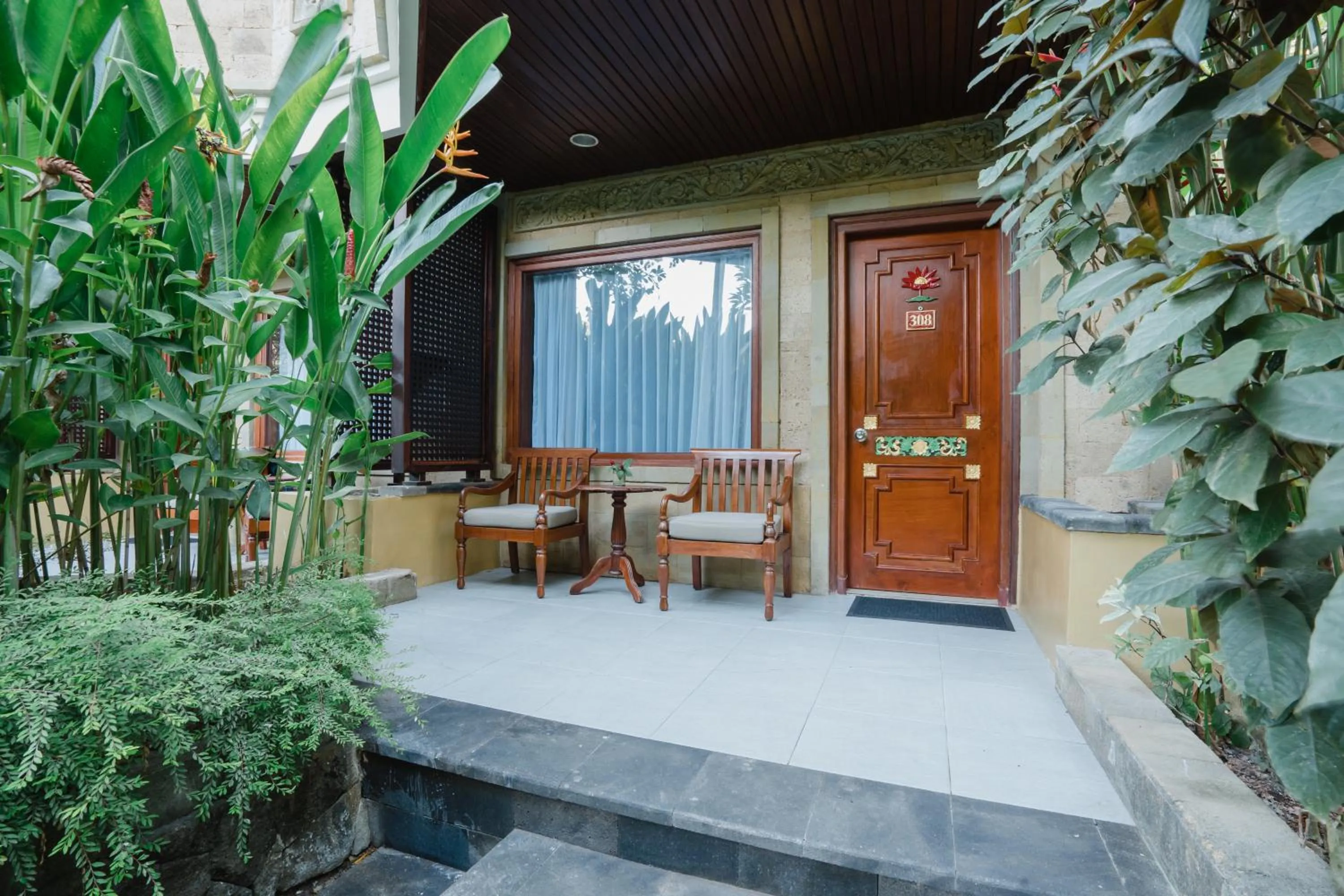 Balcony/Terrace in Ramayana Candidasa Beach Resort