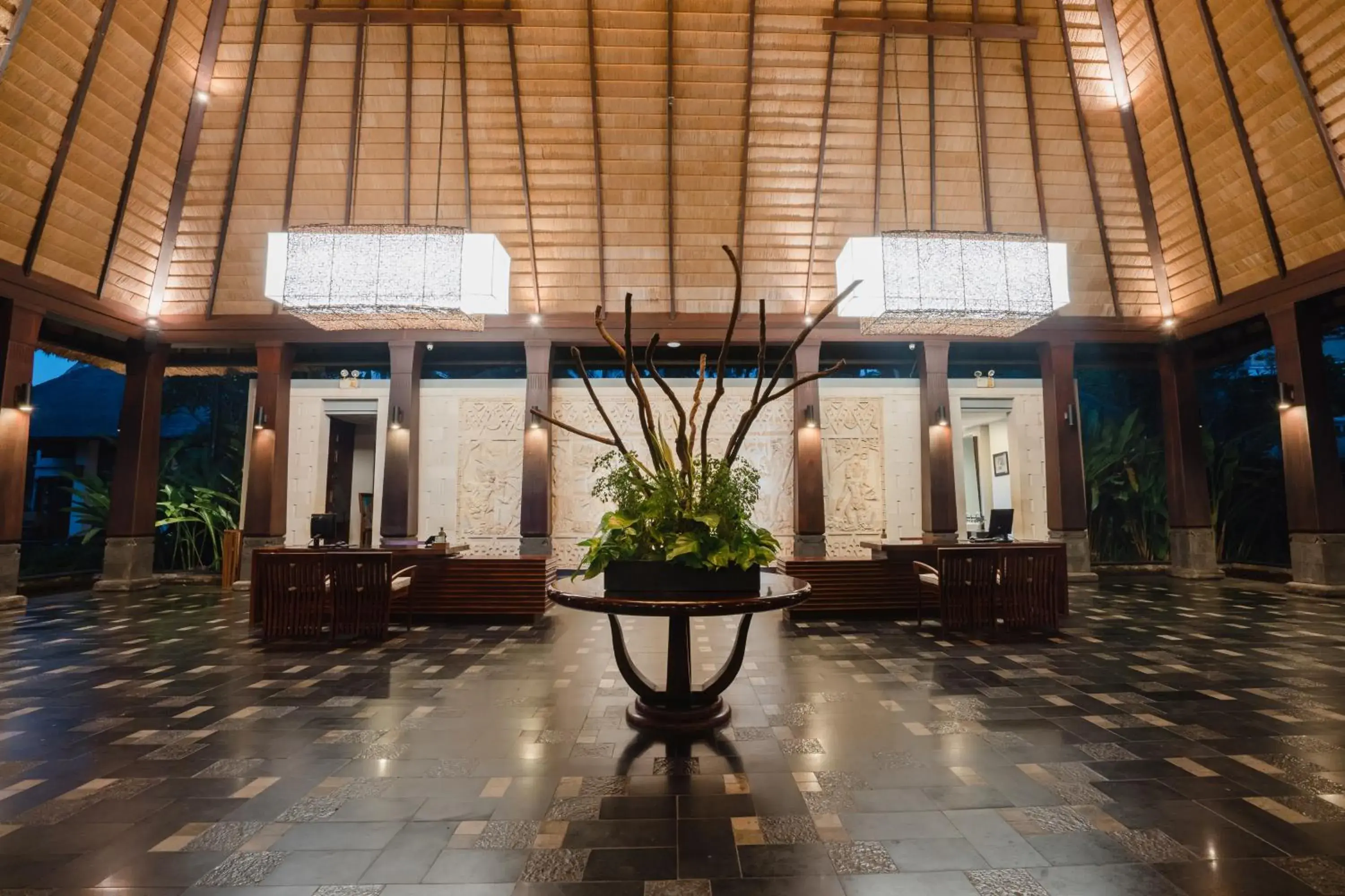 Lobby or reception in Ramayana Candidasa Beach Resort Lobby or reception in Ramayana Candidasa Beach Resort