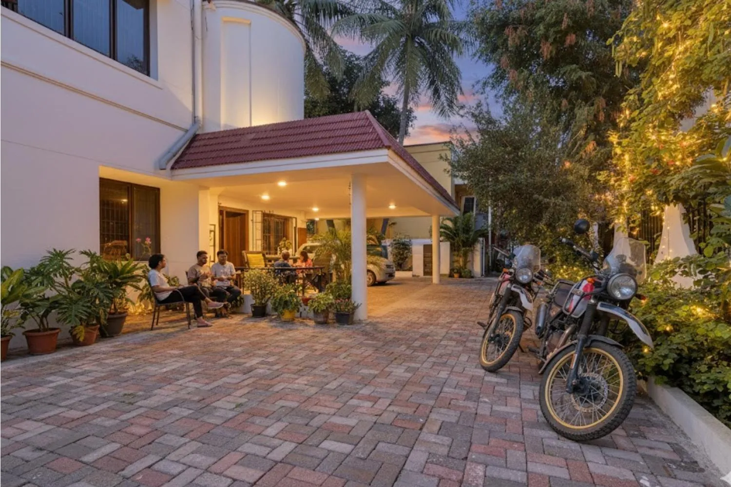 Parking in Hostel Gandhi