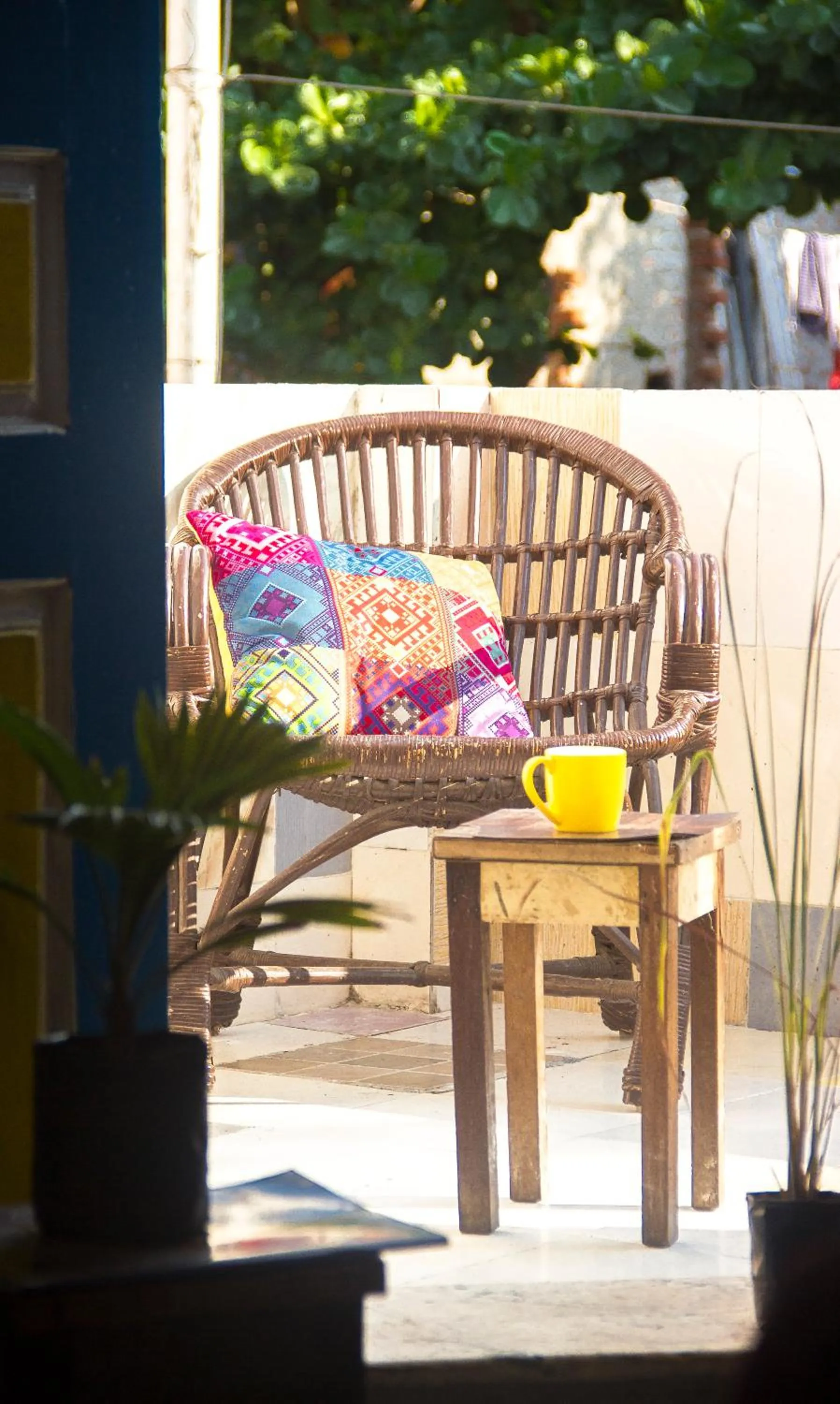 Seating area in Hostel Gandhi
